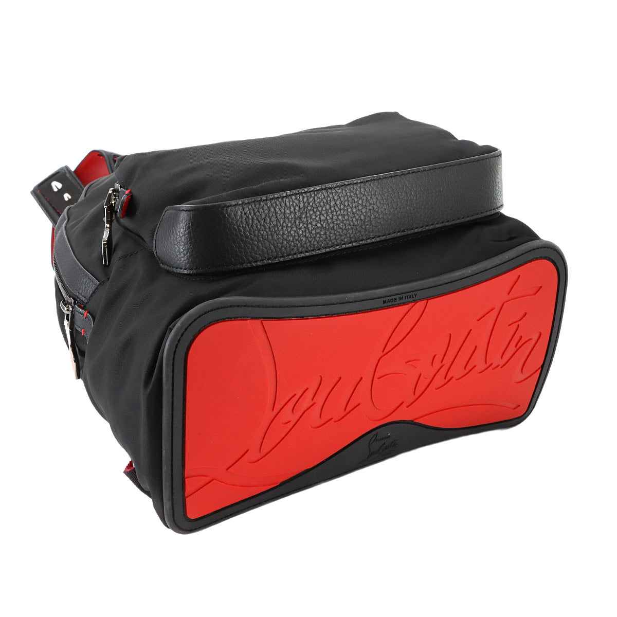 BackLoubi Backpack Nylon Black 1185168 Purse 90282981