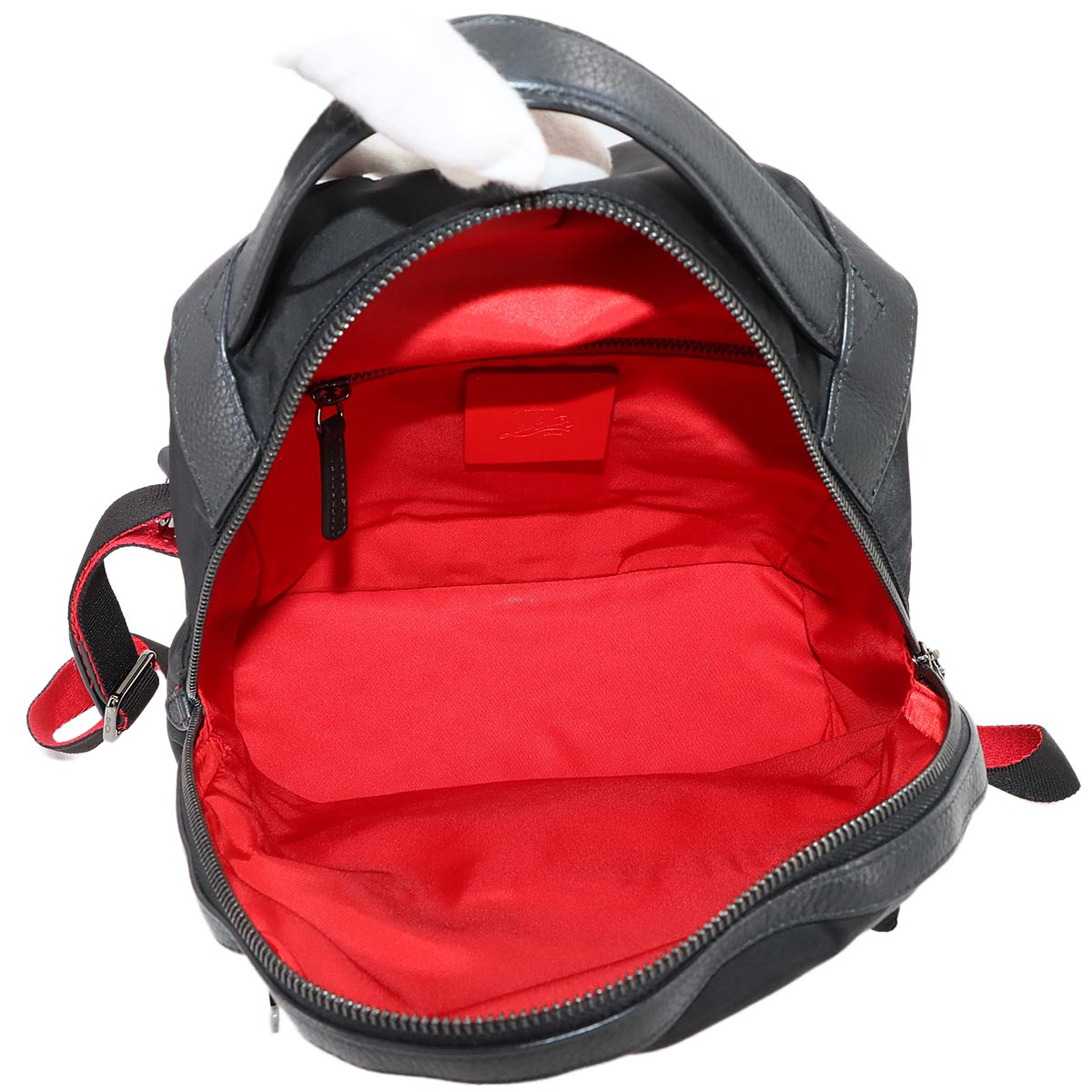 BackLoubi Backpack Nylon Black 1185168 Purse 90282981