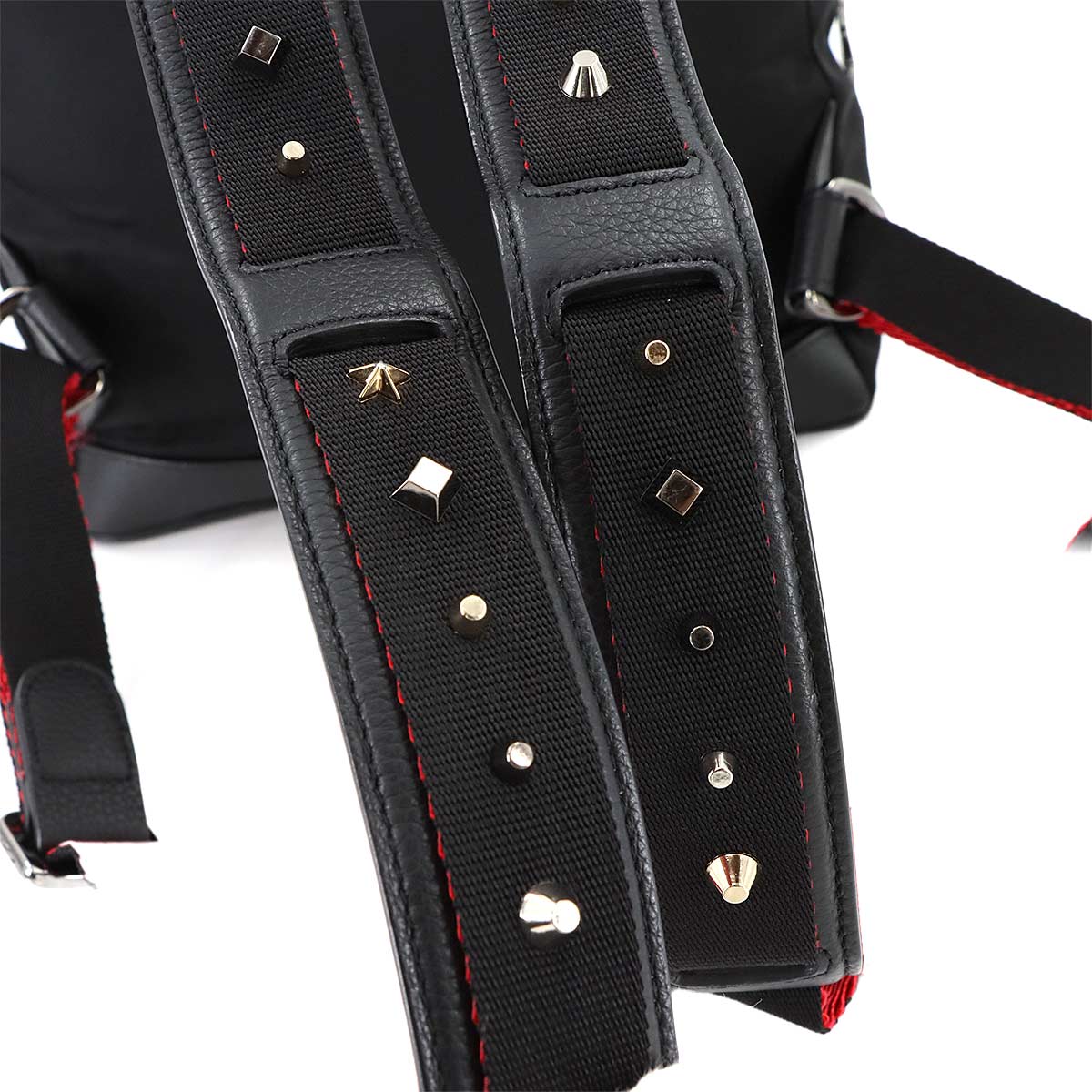 BackLoubi Backpack Nylon Black 1185168 Purse 90282981