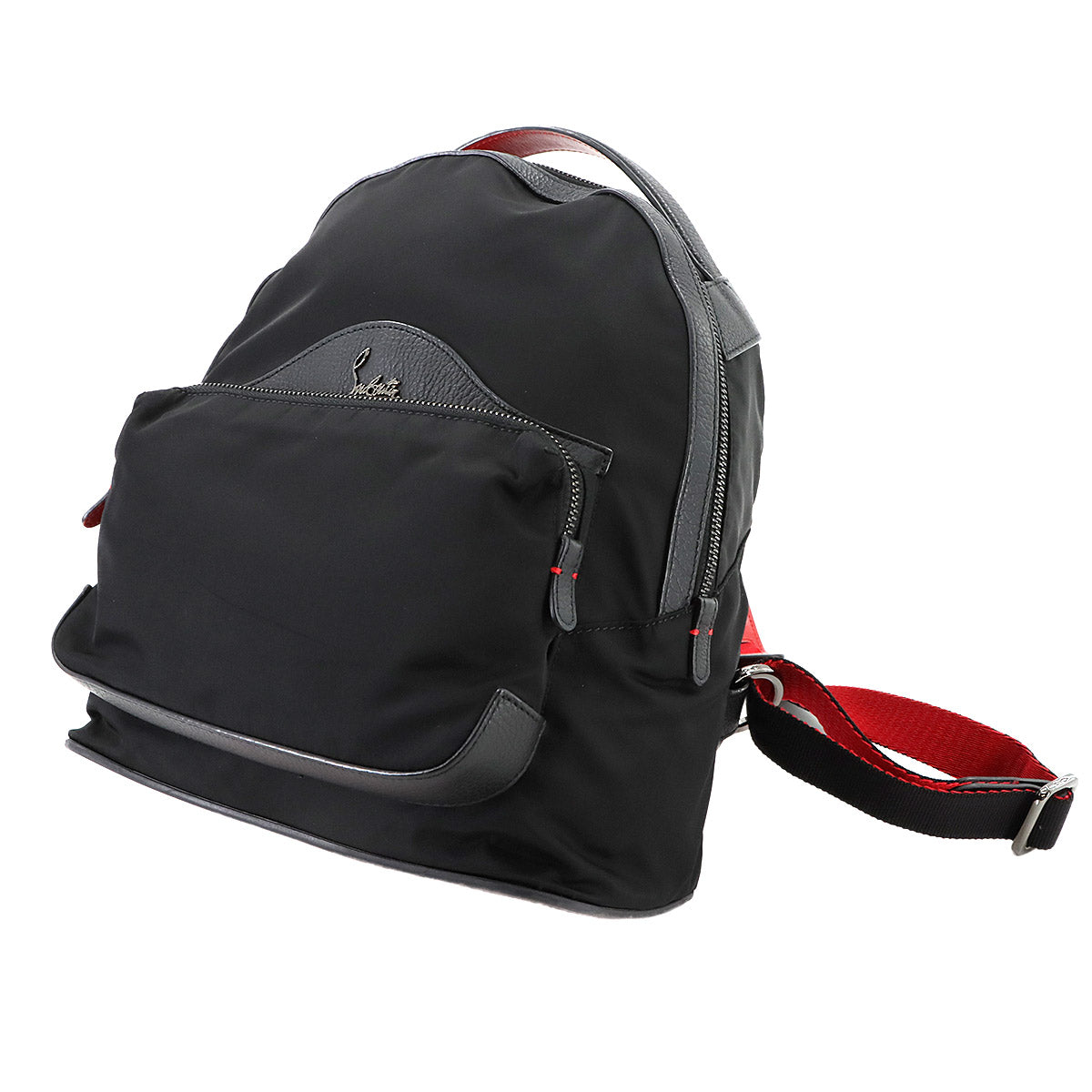 BackLoubi Backpack Nylon Black 1185168 Purse 90282981