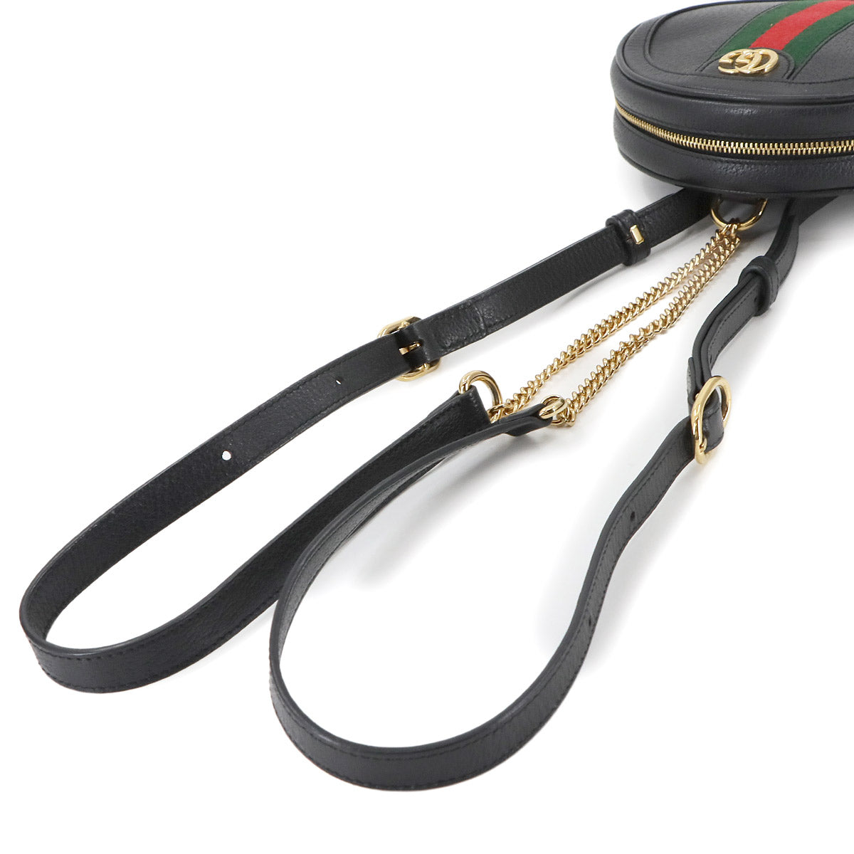 Ophidia Backpack Leather Black 598661 90282992