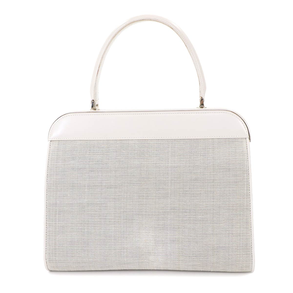 Hand Bag Horse Hair Leather Gray