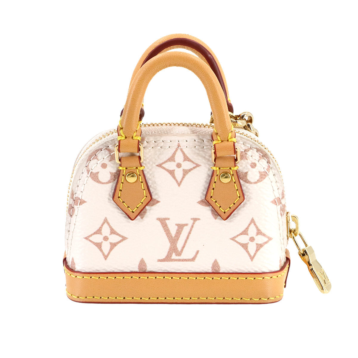 Micro Alma Monogram Key Holder Bag Charm M01883