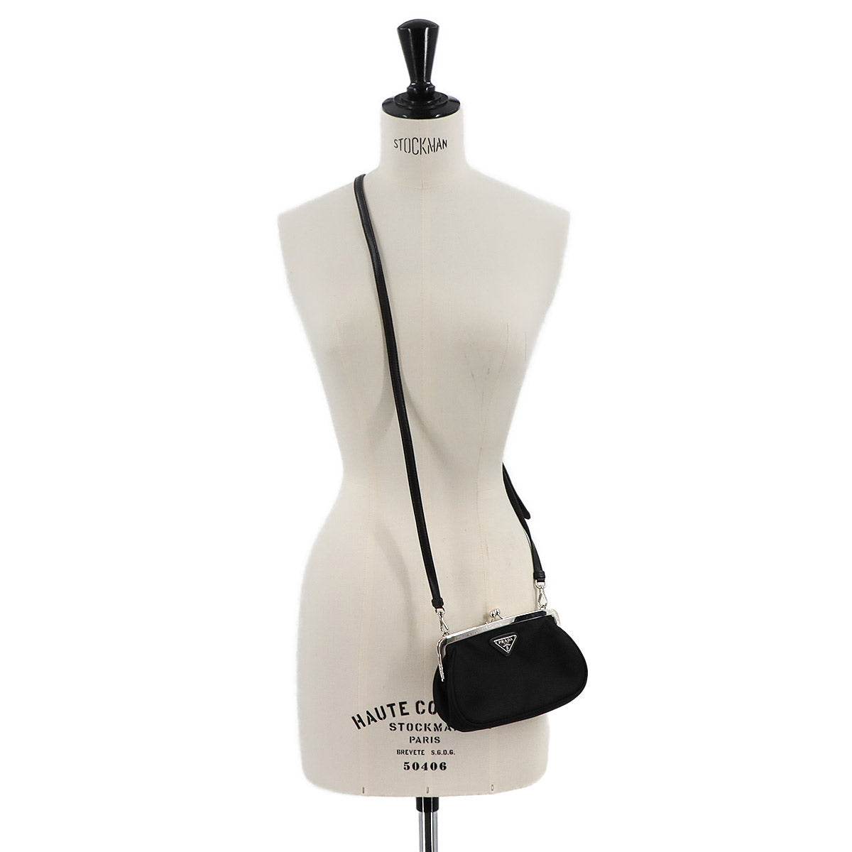 Shoulder Bag Nylon Black 1NF001 Purse