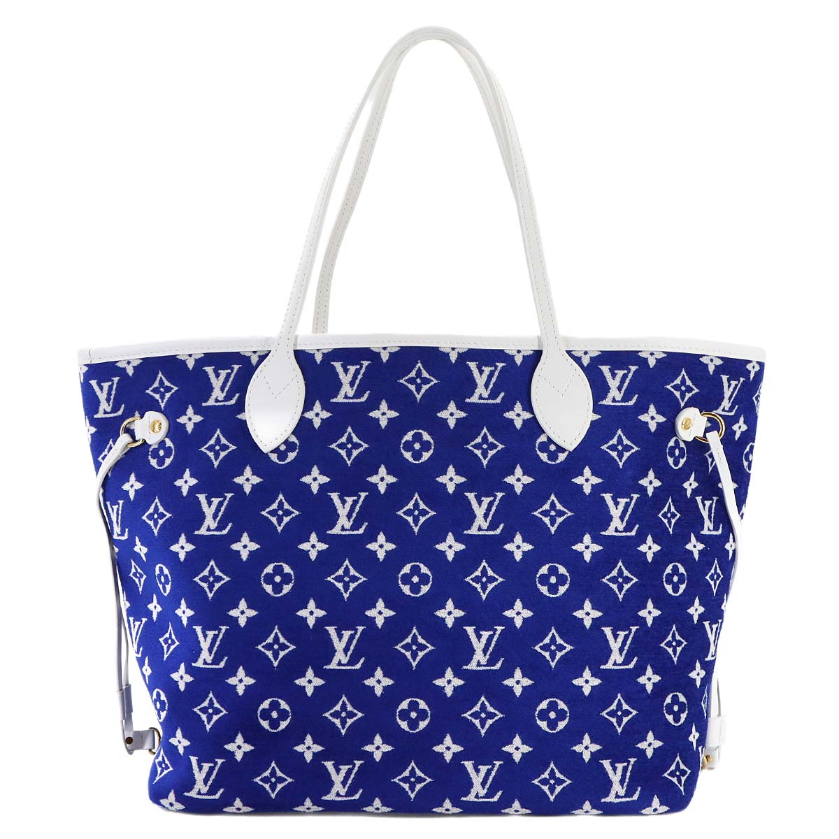 Monogram Jacquard Velvet Neverfull MM Blue M46220 90283265