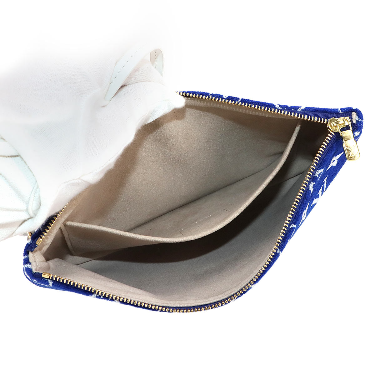 Monogram Jacquard Velvet Neverfull MM Blue M46220 90283265