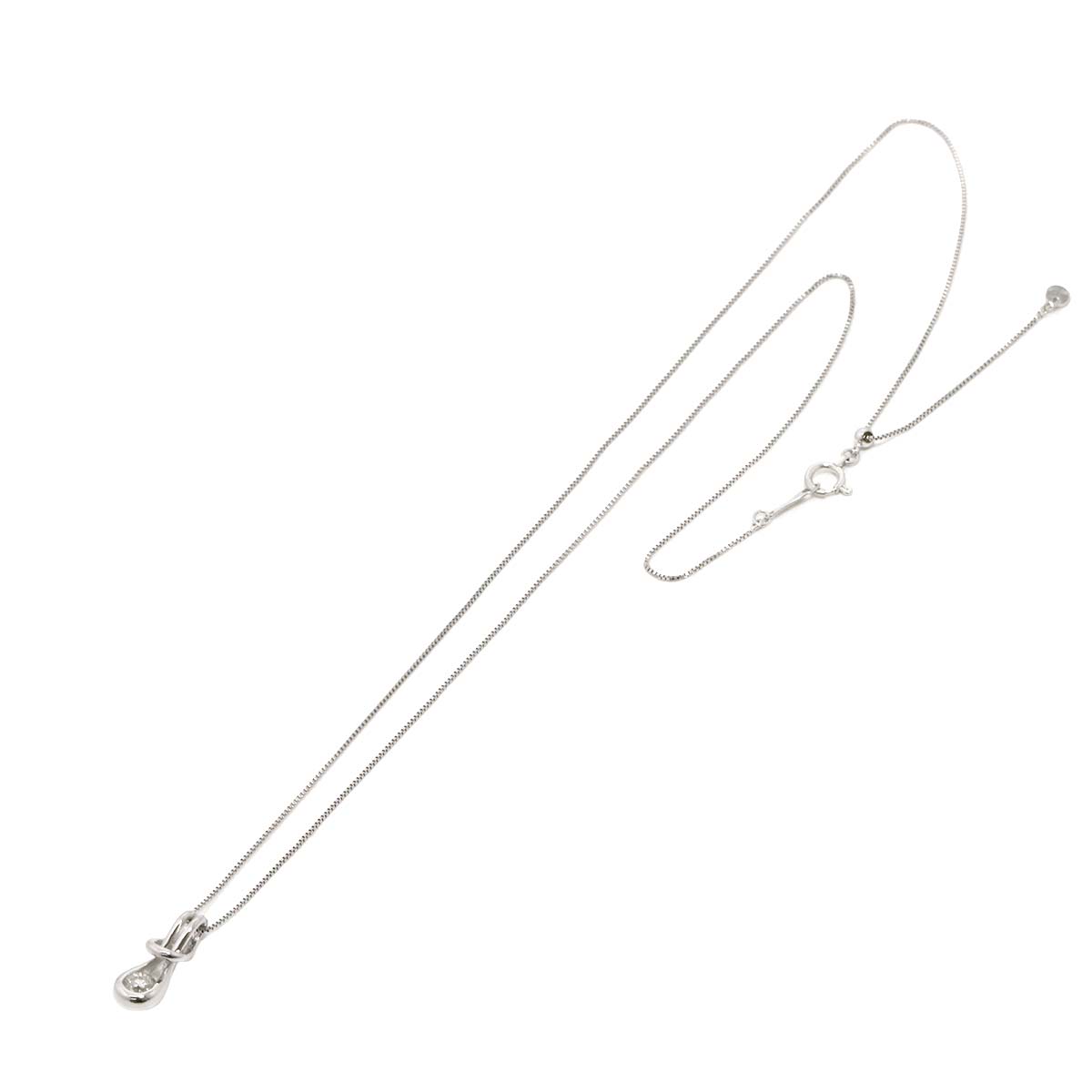 Diamond 0.20ct Necklace 18K WG White Gold 750