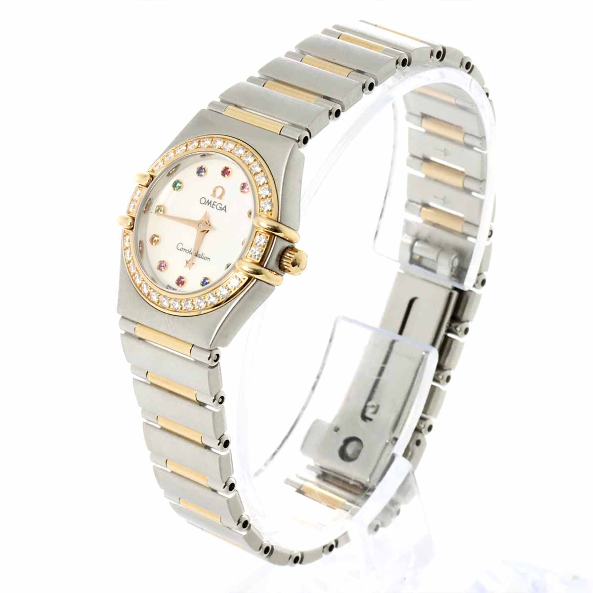 Constellation Mini Iris 1367.79 750 YG Diamond White Shell Dial