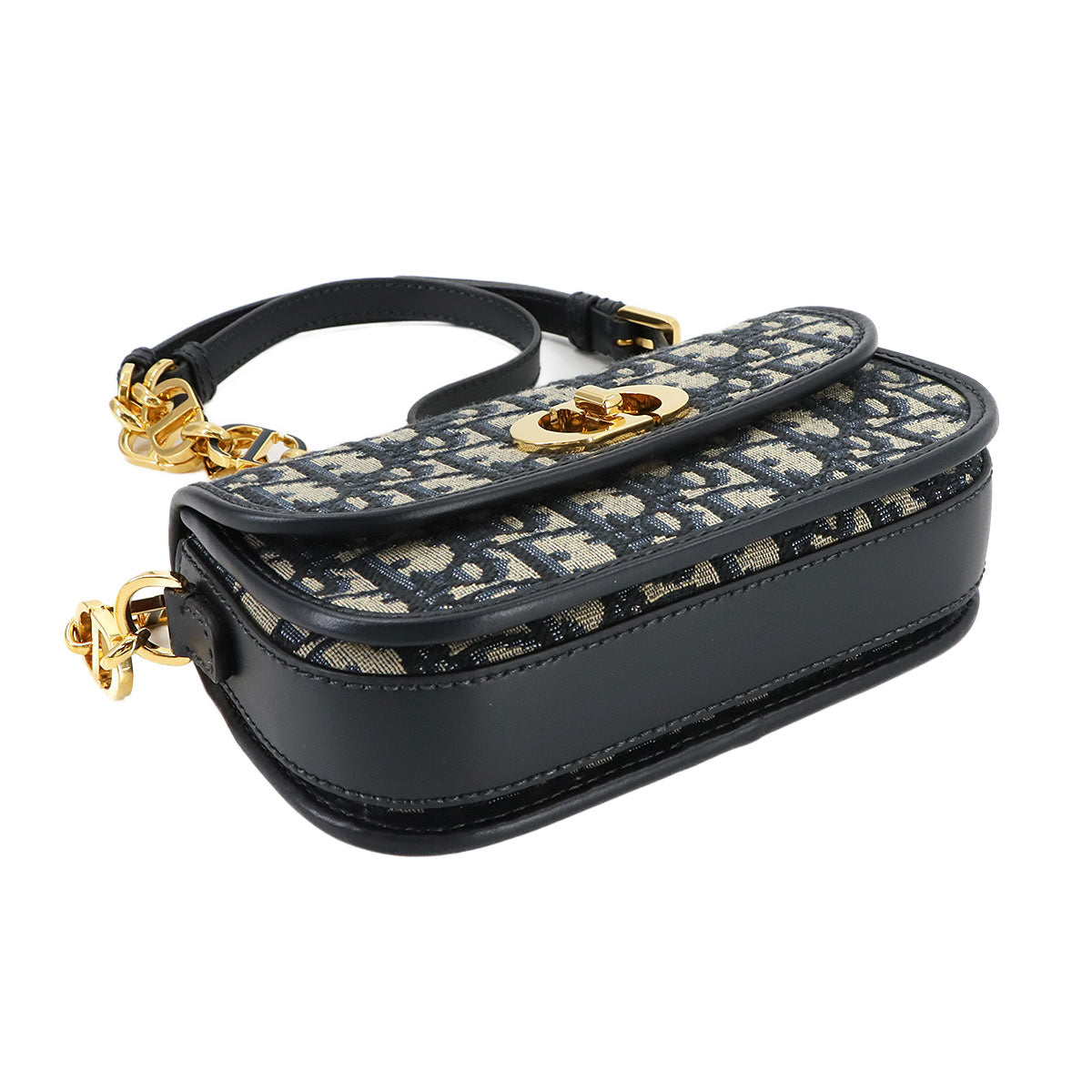 Oblique 30 Montaigne Avenue Small Shoulder Bag Canvas