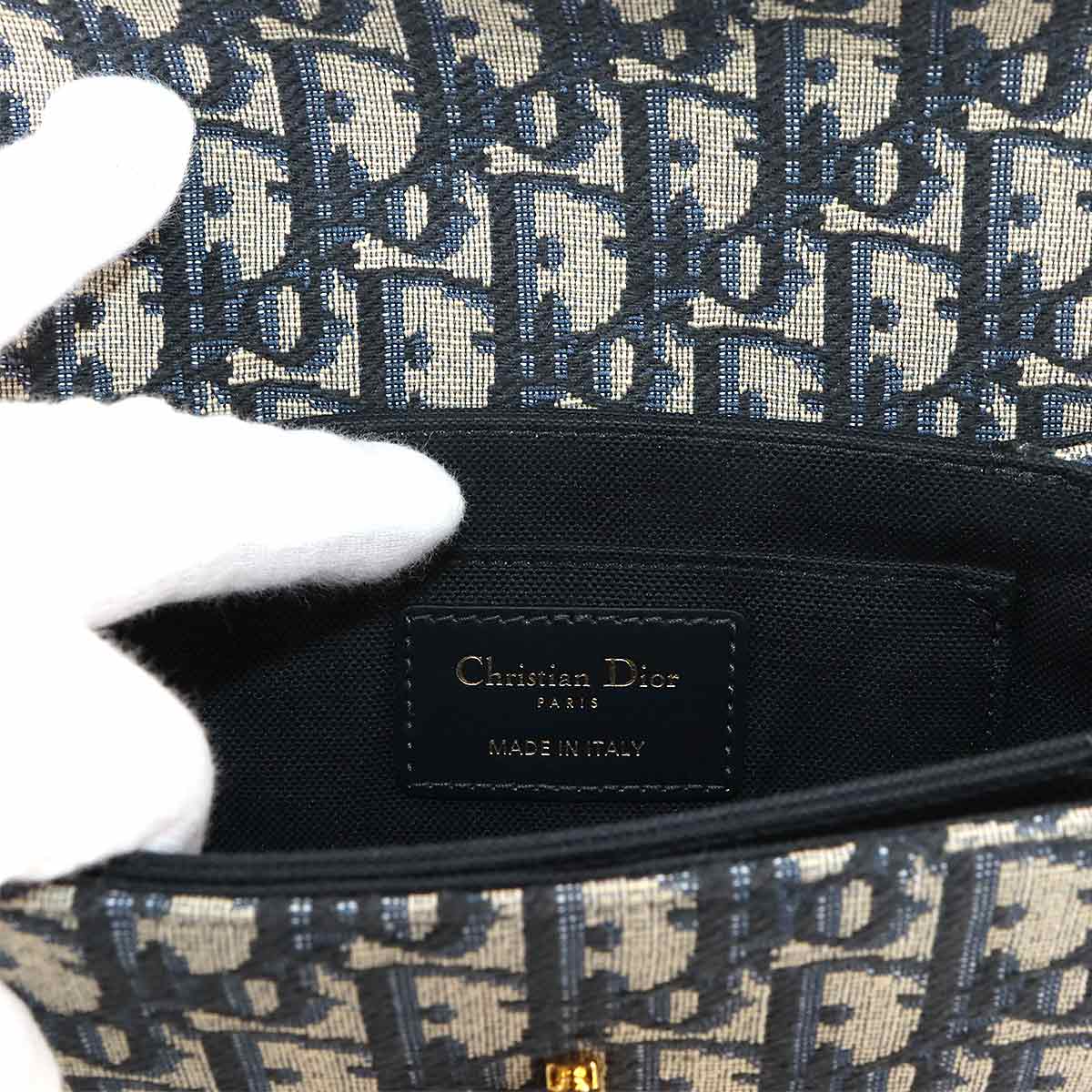 Oblique 30 Montaigne Avenue Small Shoulder Bag Canvas