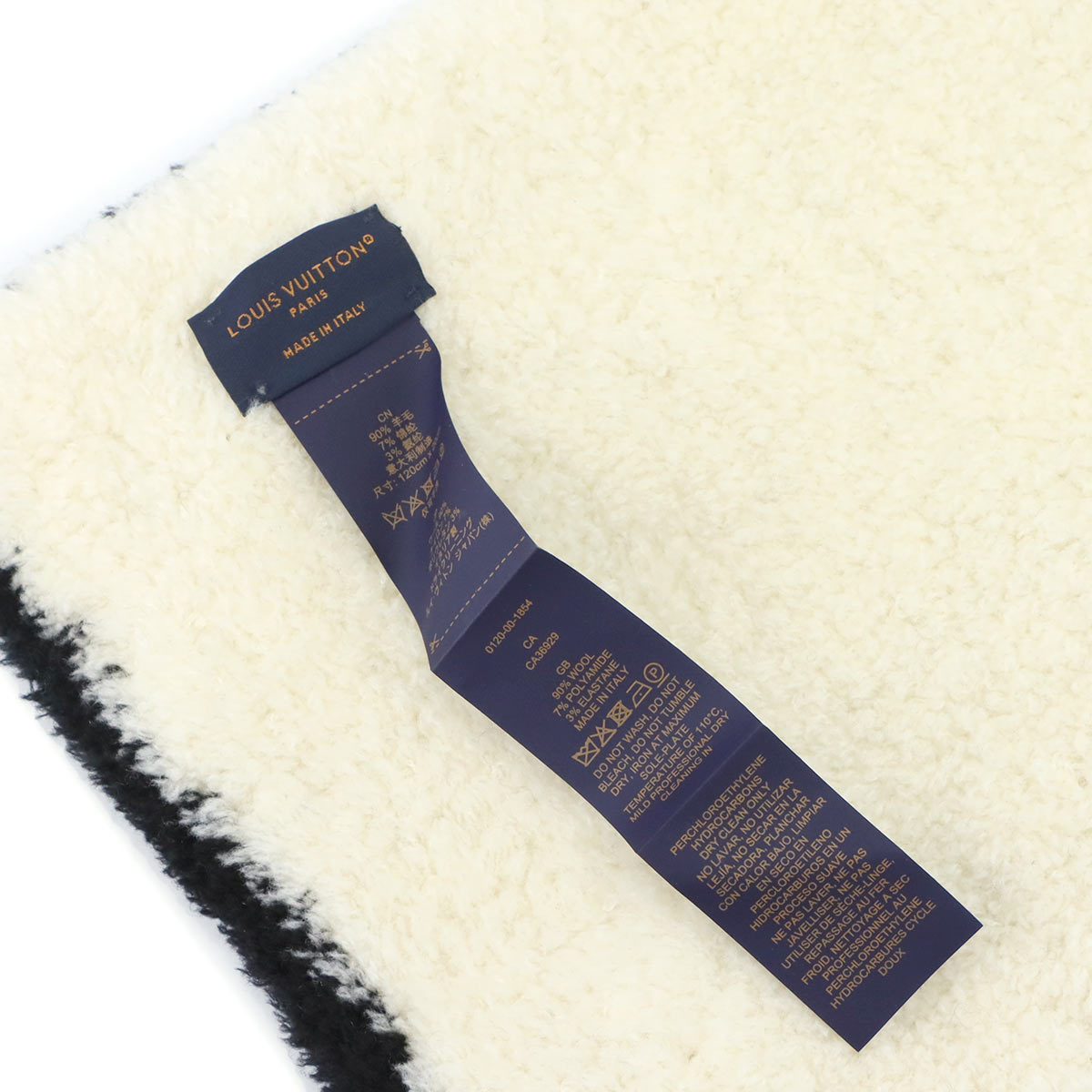 Winter Scarf Comfy Wool Black White M79399 90283754