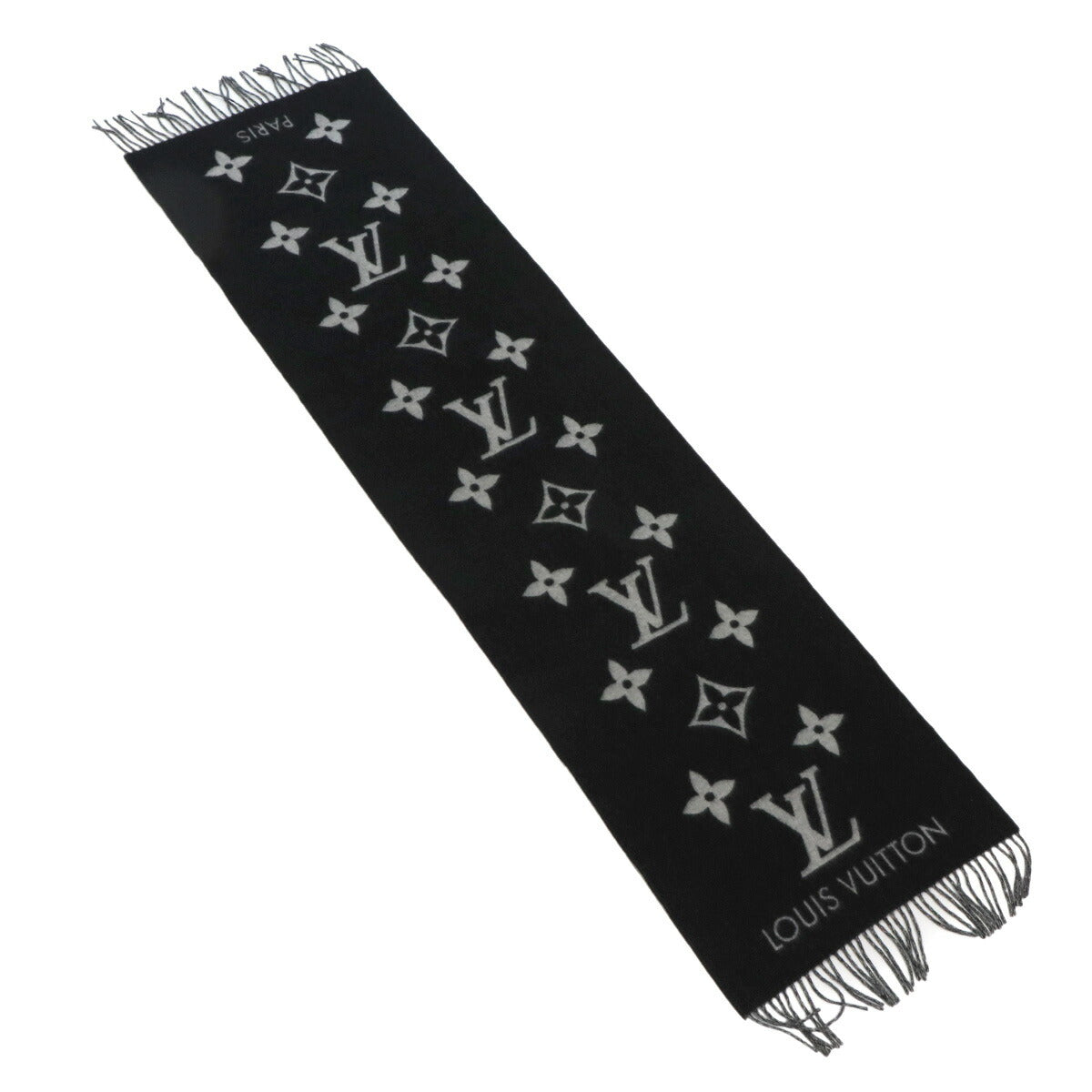 Reykjavik Scarf Cashmere 100% Noir M71040