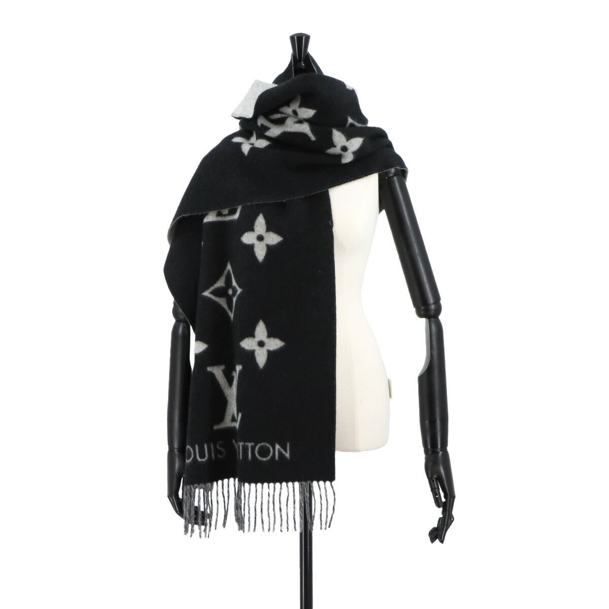Reykjavik Scarf Cashmere 100% Noir M71040