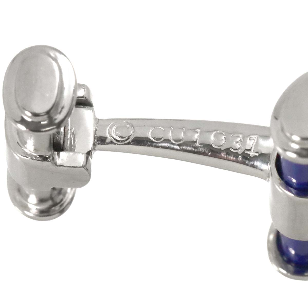 Lapis Lazuli Cuff Links 18K WG 750