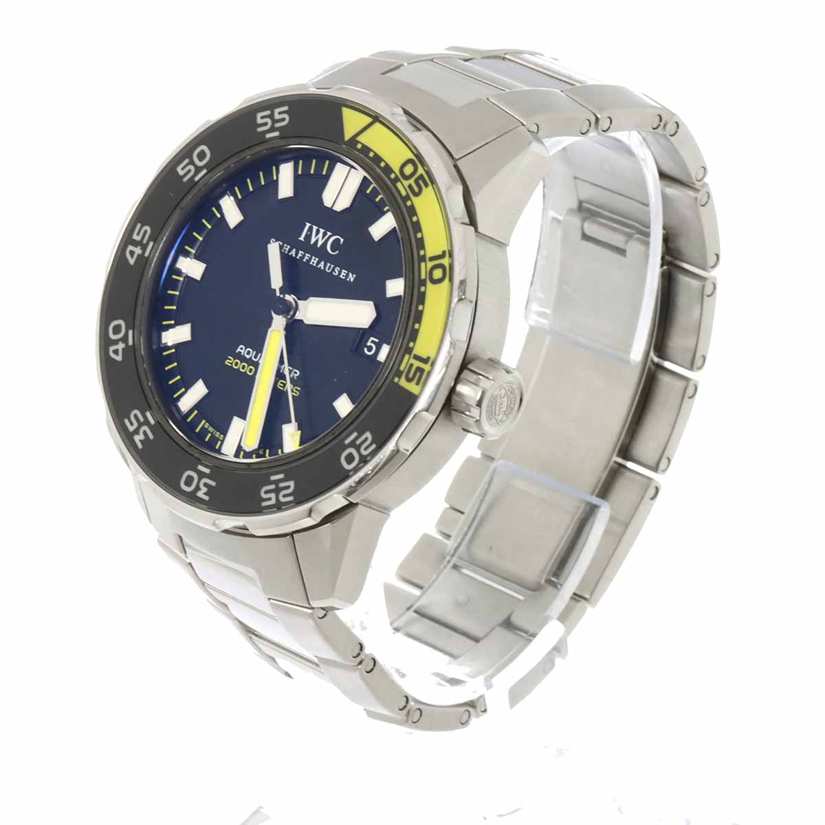 Aqua Timer 2000 IW356801 Automatic Black Dial Mens Watch