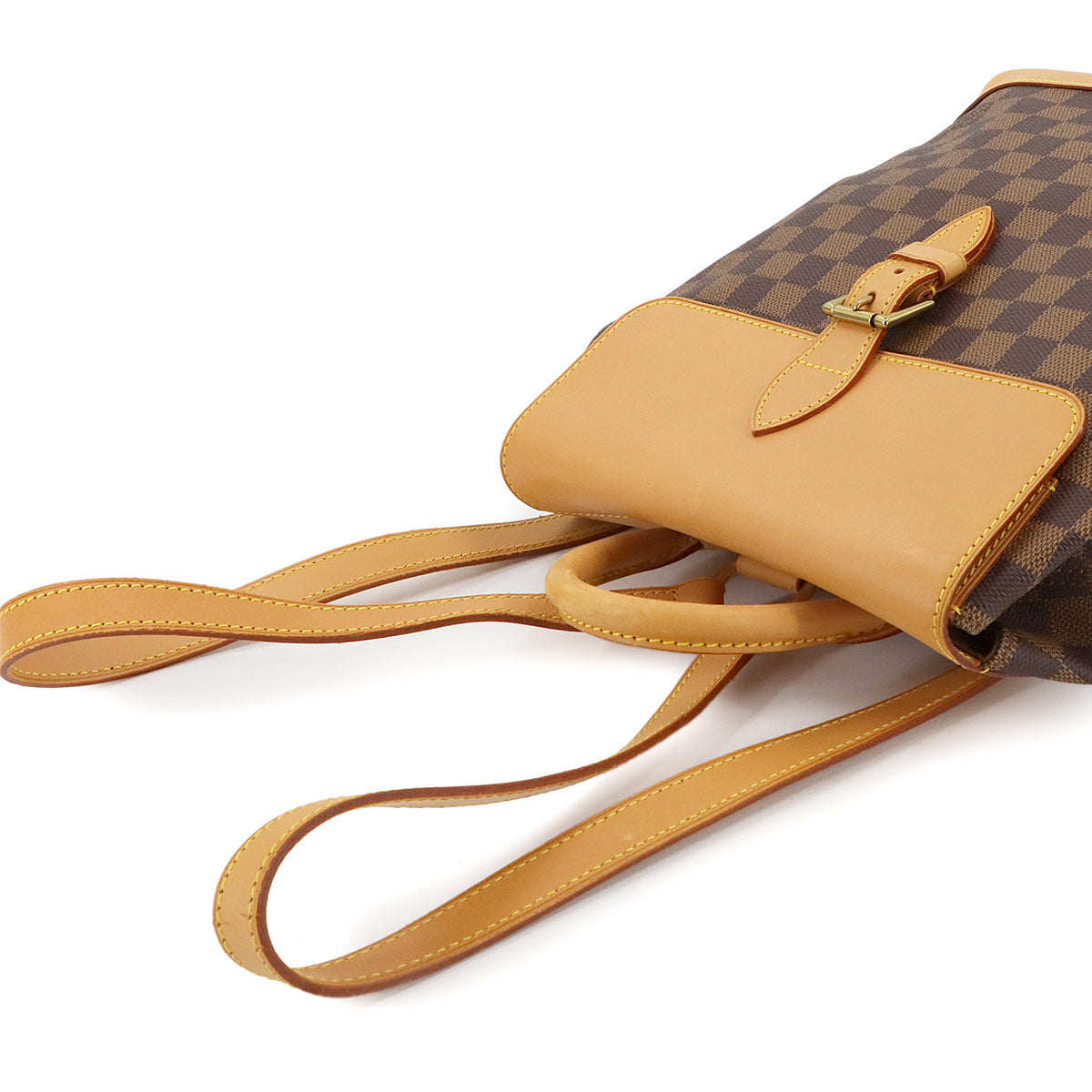 Damier Arlequin Backpack Leather Ebene N99038 Purse 90284078