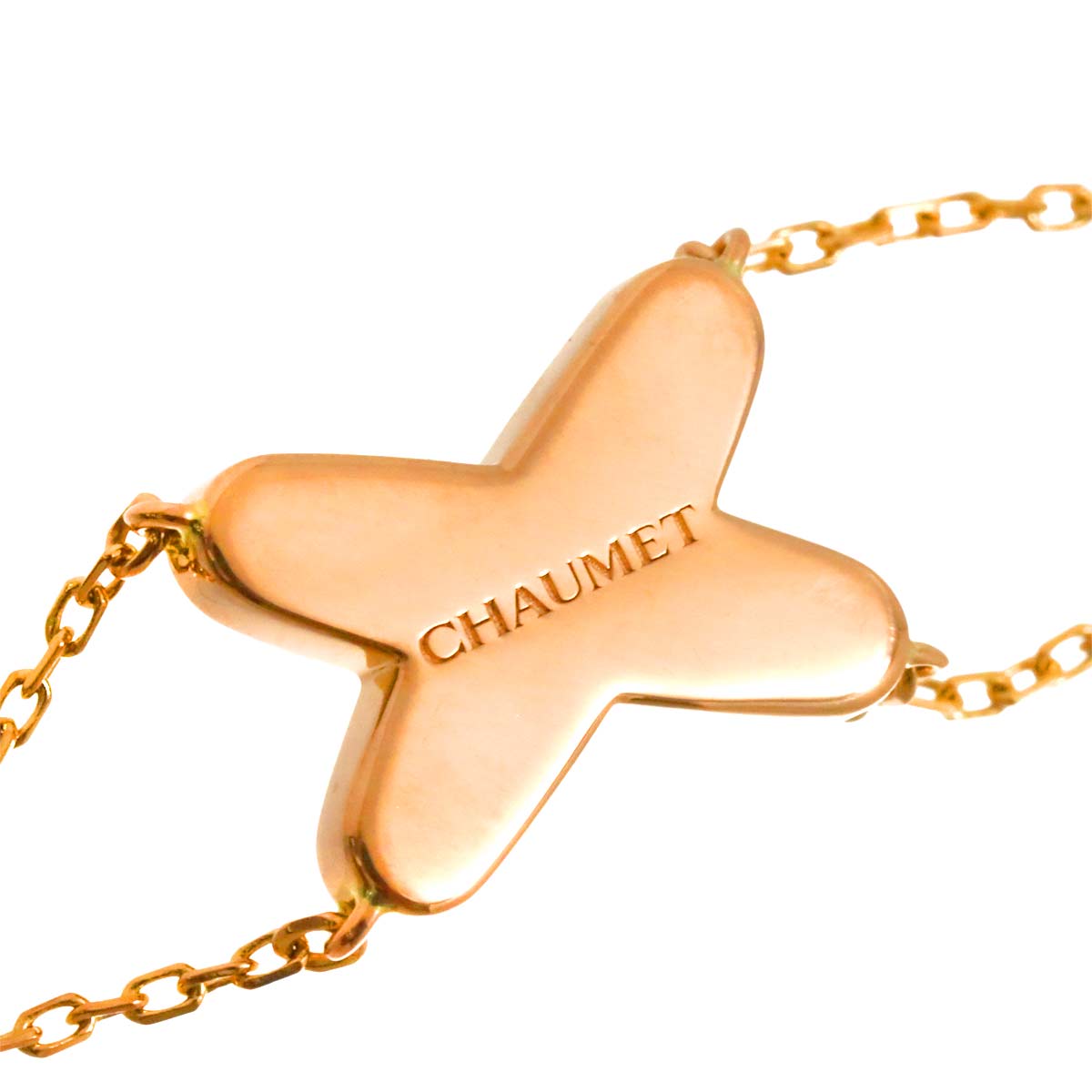 CHAUMET Jeux de Liens Diamond Bracelet 18K Pink Gold 750