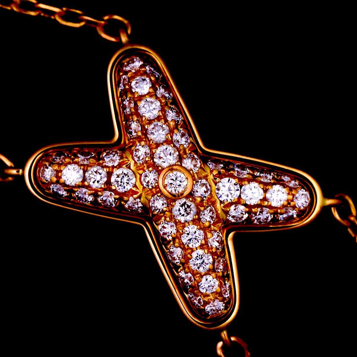 CHAUMET Jeux de Liens Diamond Bracelet 18K Pink Gold 750