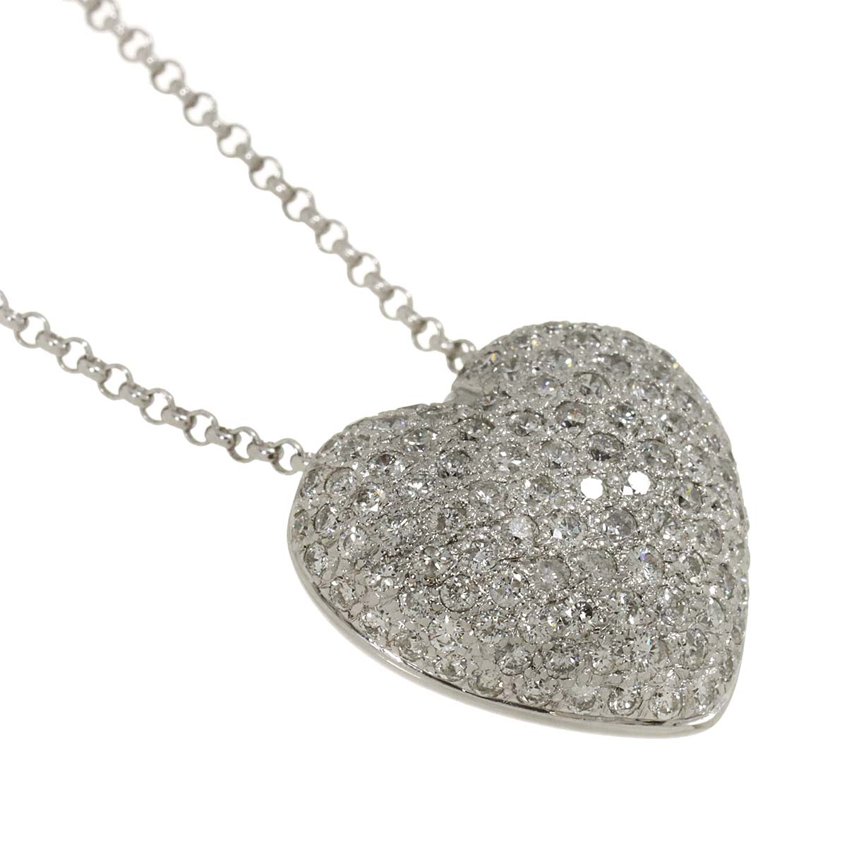 Diamond 2.00ct Necklace 18K WG White Gold 750