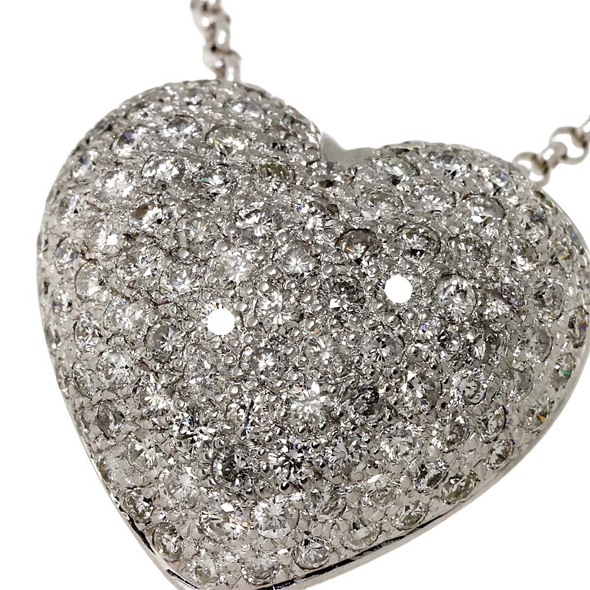 Diamond 2.00ct Necklace 18K WG White Gold 750