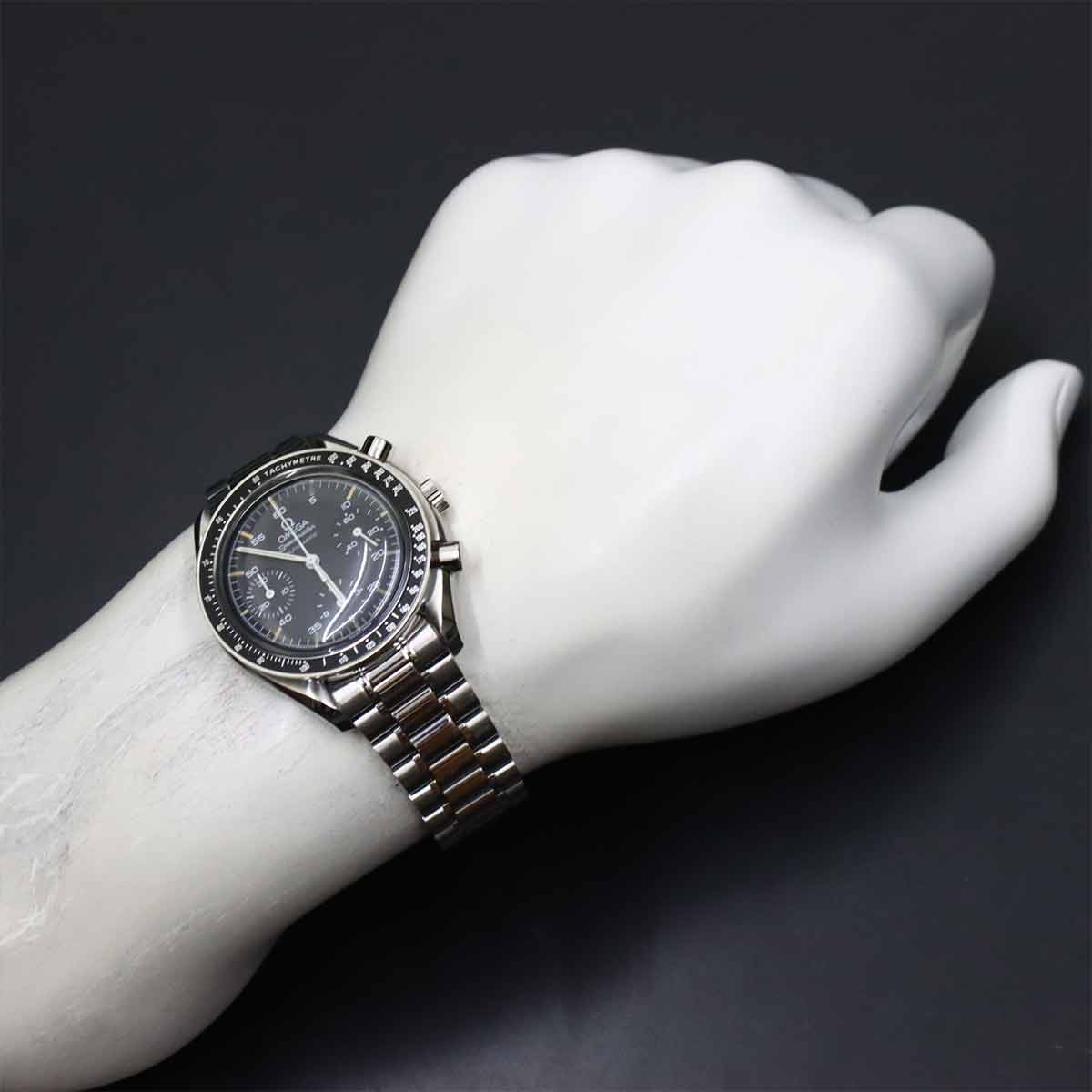 Speedmaster Chronograph 3510 50 Automatic Black Dial Mens Watch