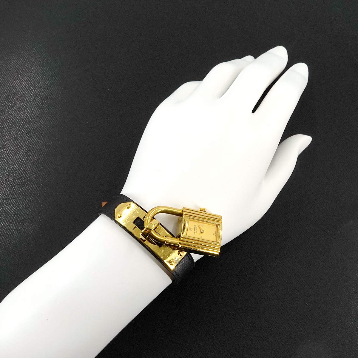 Kelly Watches Quartz Gold Dial Vintage Cadena Ladies Watch