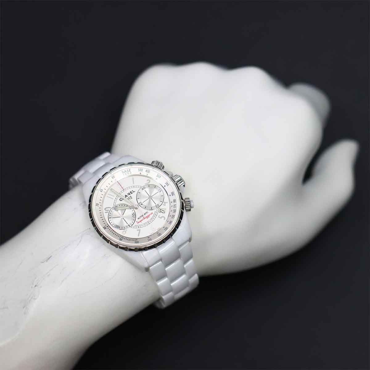 J12 Superleggera H3410 Chronograph Automatic Silver Dial Mens