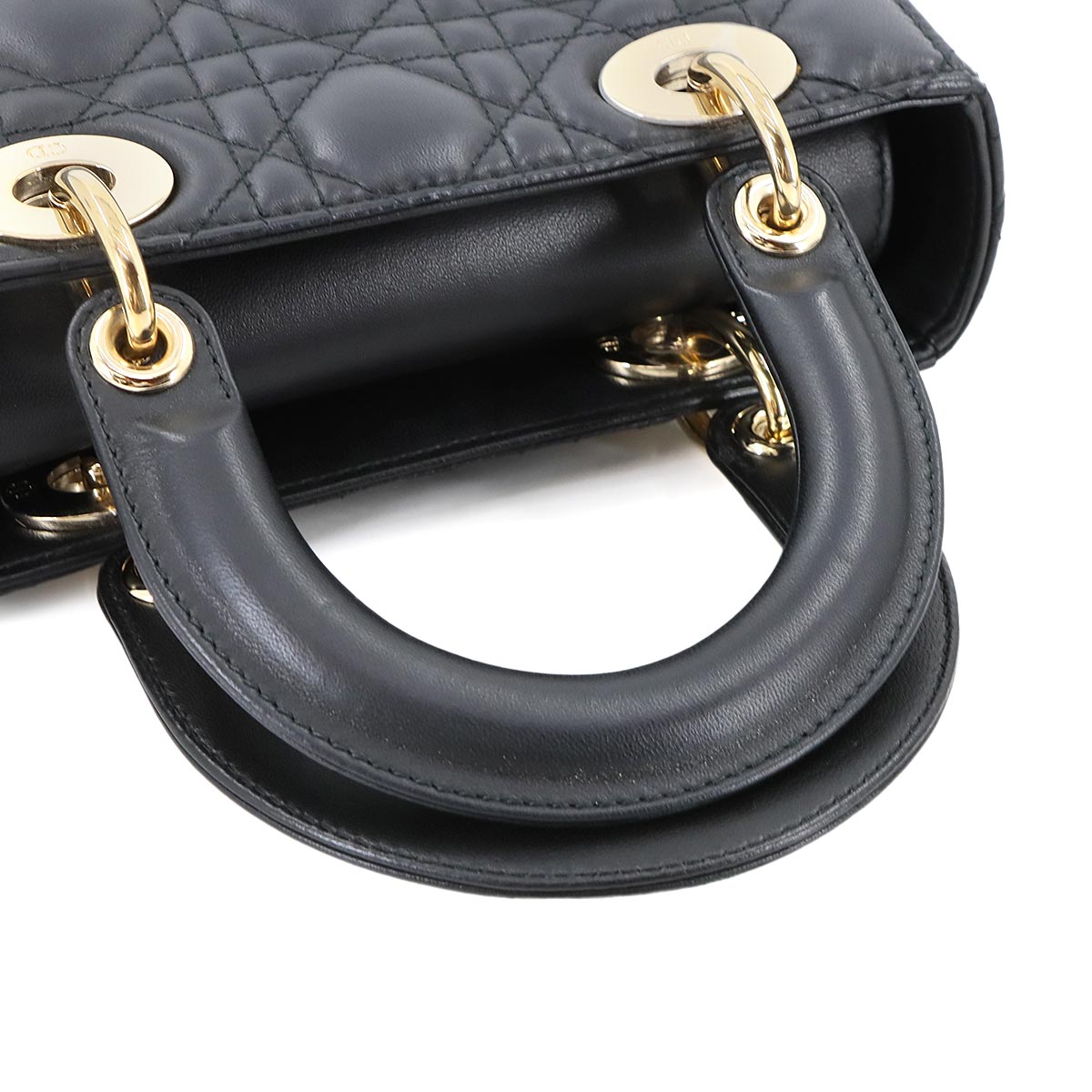 Christian Dior Lady Dior My ABCDior Small Hand Shoulder Bag Leather