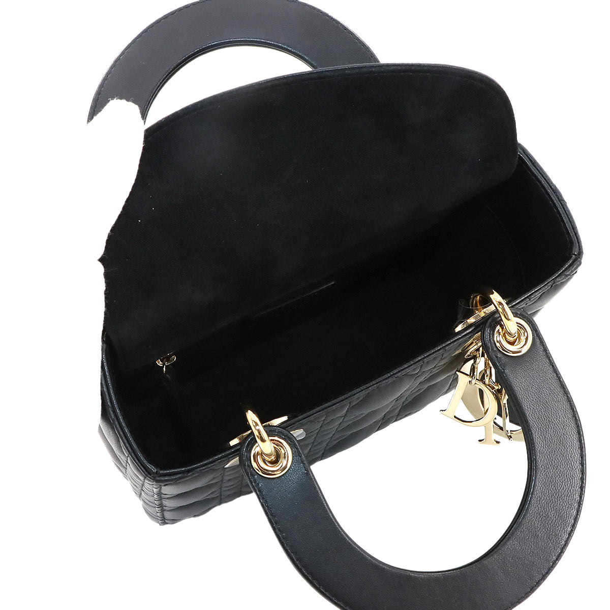 Christian Dior Lady Dior My ABCDior Small Hand Shoulder Bag Leather