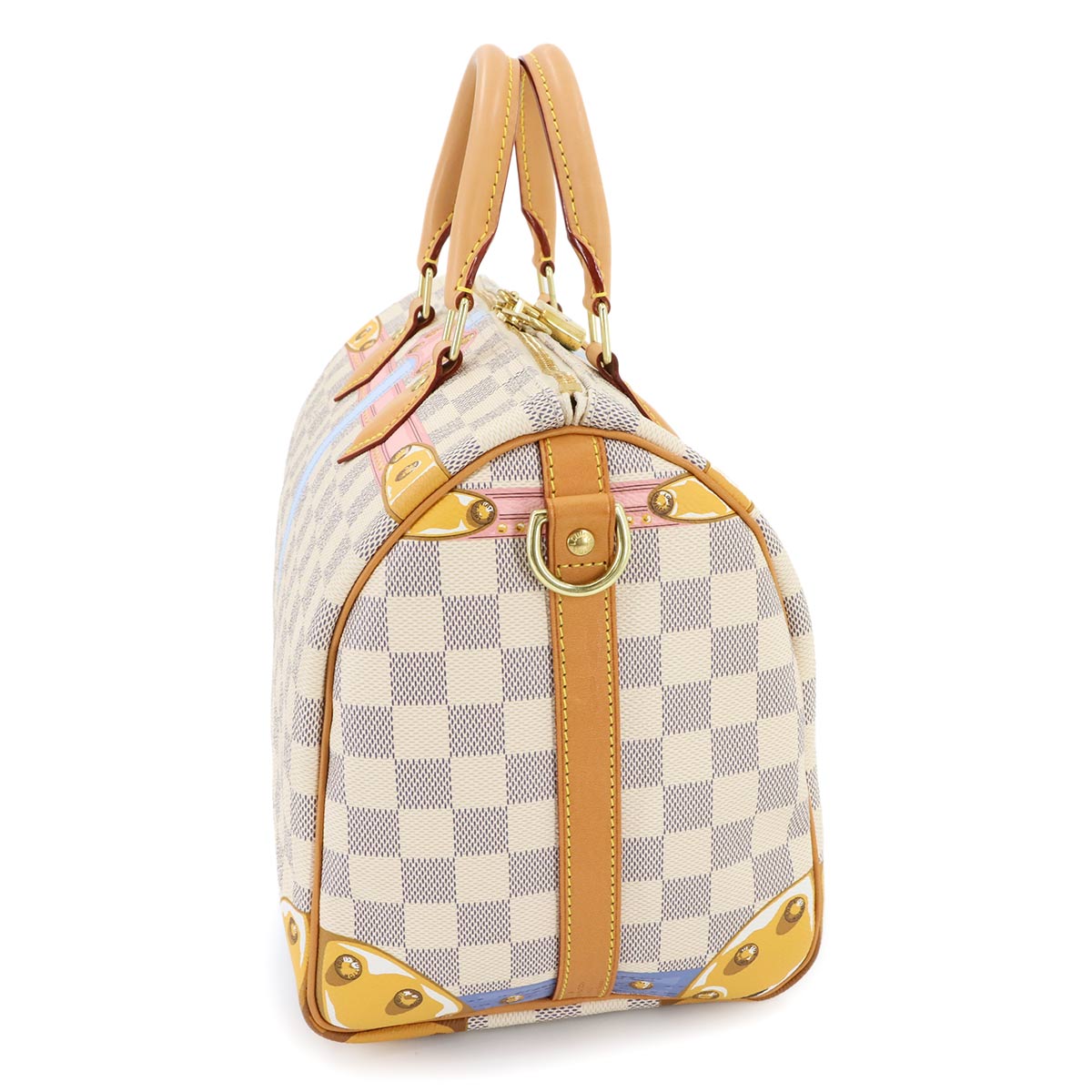 Summer Trunk Damier Azur Speedy Bandouliere 30 N41063