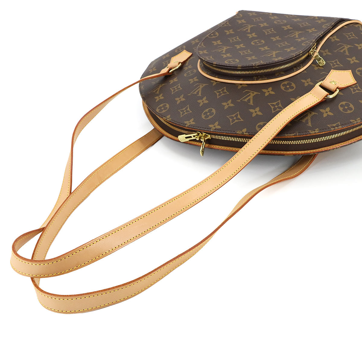 LOUIS VUITTON Monogram Elipse Shopping Shoulder Bag Brown M51128 Purse