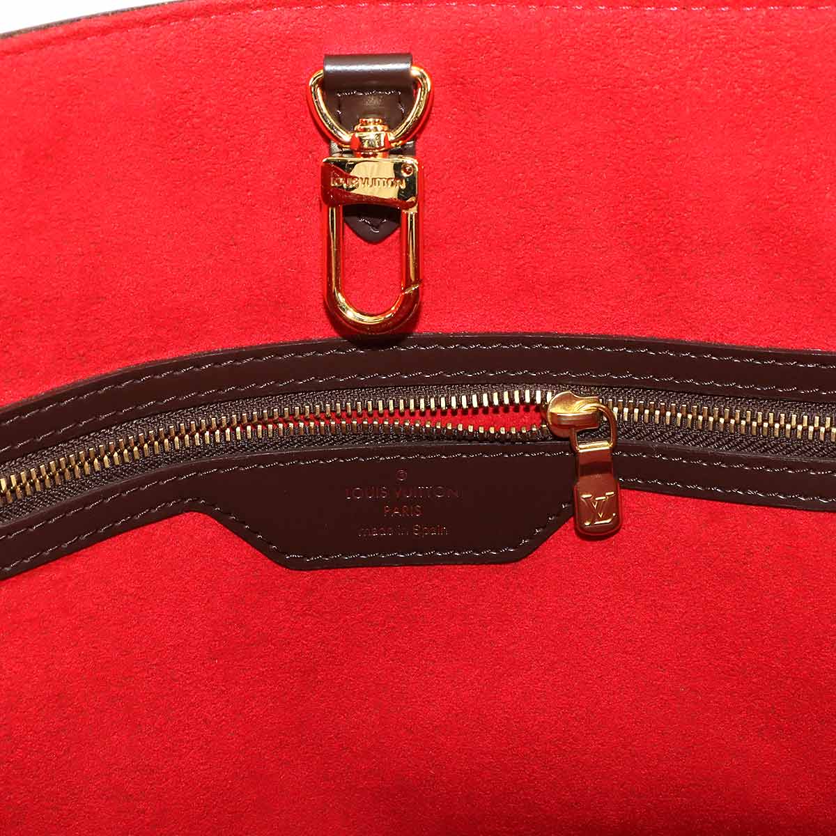 Damier Hampstead MM Tote Bag Ebene Brown N51204 Purse