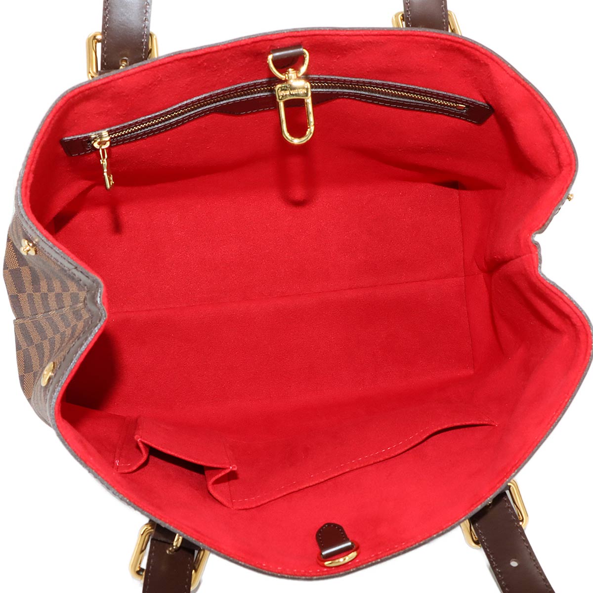 Damier Hampstead MM Tote Bag Ebene Brown N51204 Purse 90284975