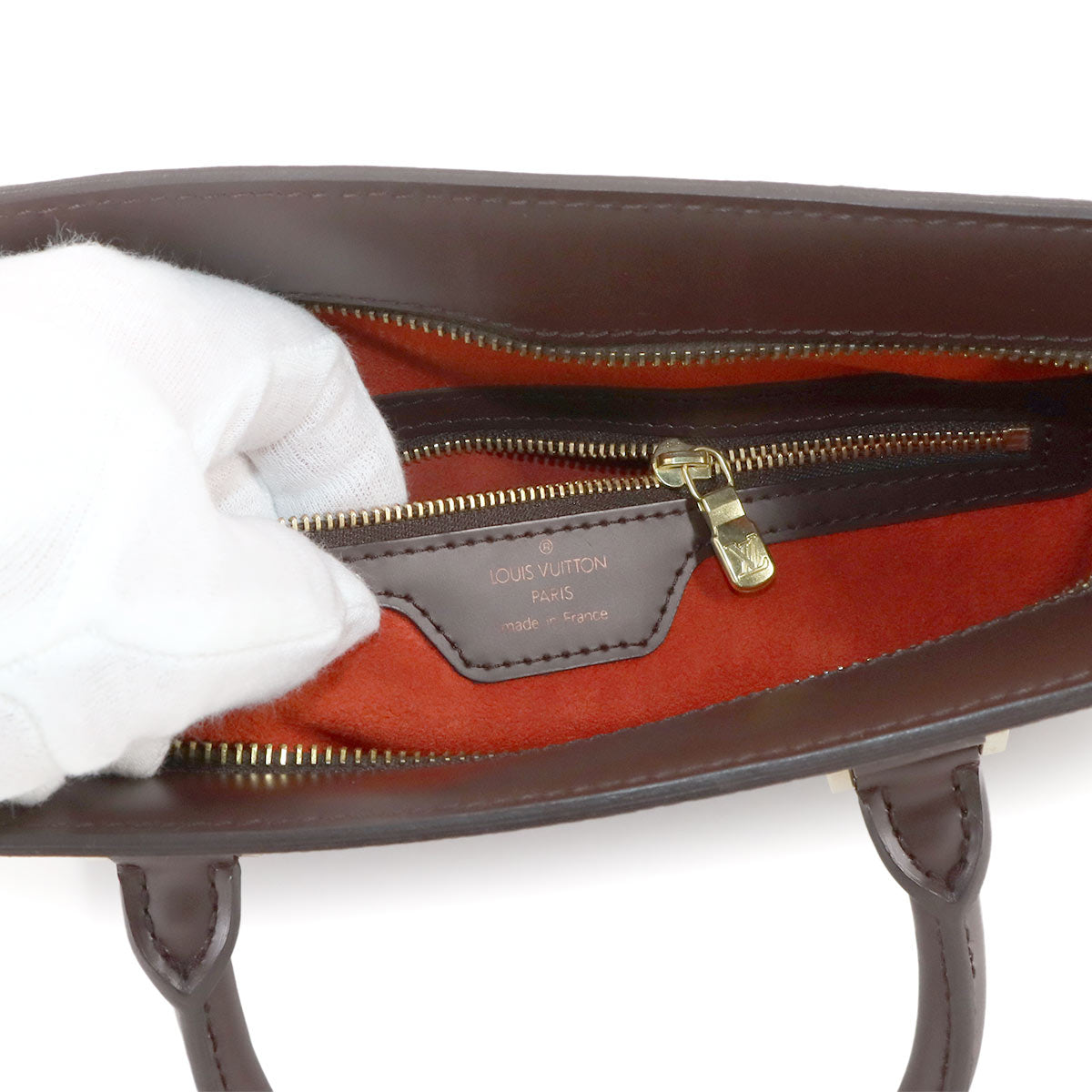 Damier Venice PM Tote Bag Ebene N51145 Brown Purse 90285211