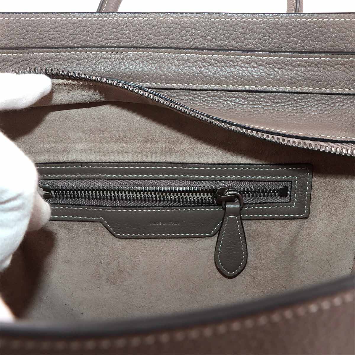 Luggage Micro Shopper Hand Bag Leather Souris 189793 Purse