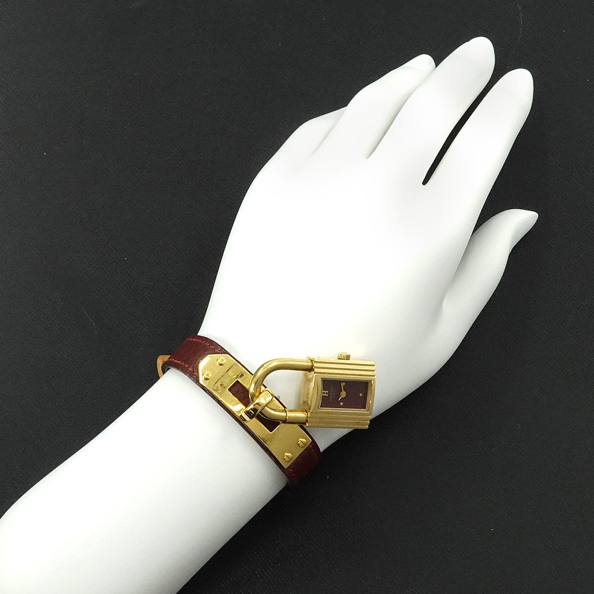 Kelly Watches Quartz bordeaux Dial Vintage Cadena Ladies