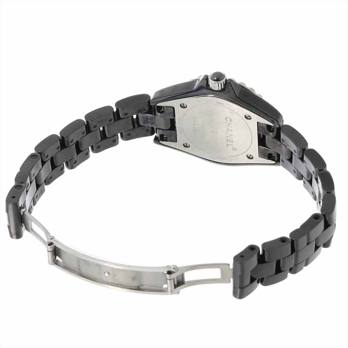 J12 Intense Black 29mm H4196 Quartz Ceramic Black Dial Ladies