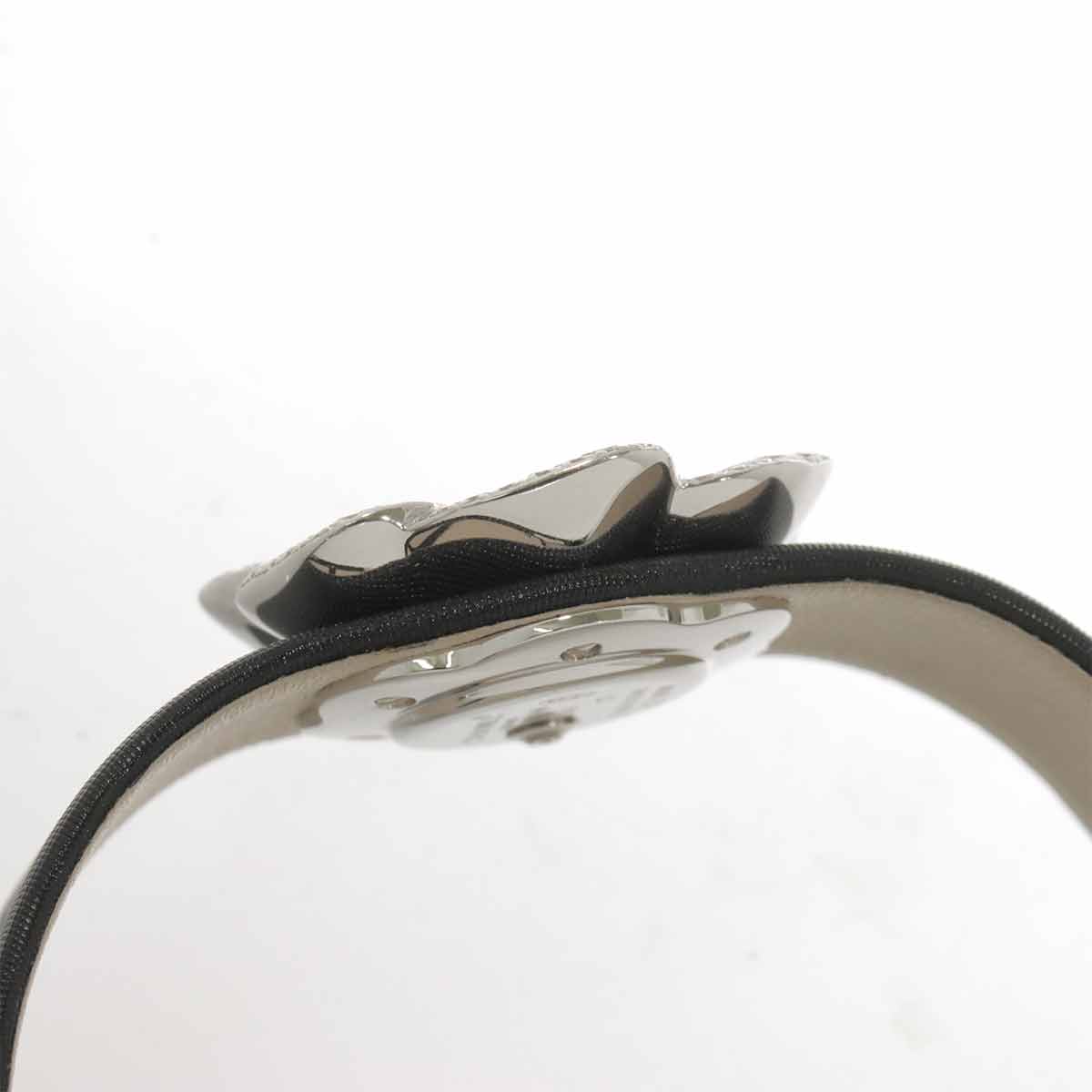 Camellia H1187 Quartz Diamond 750 WG White Shell Dial