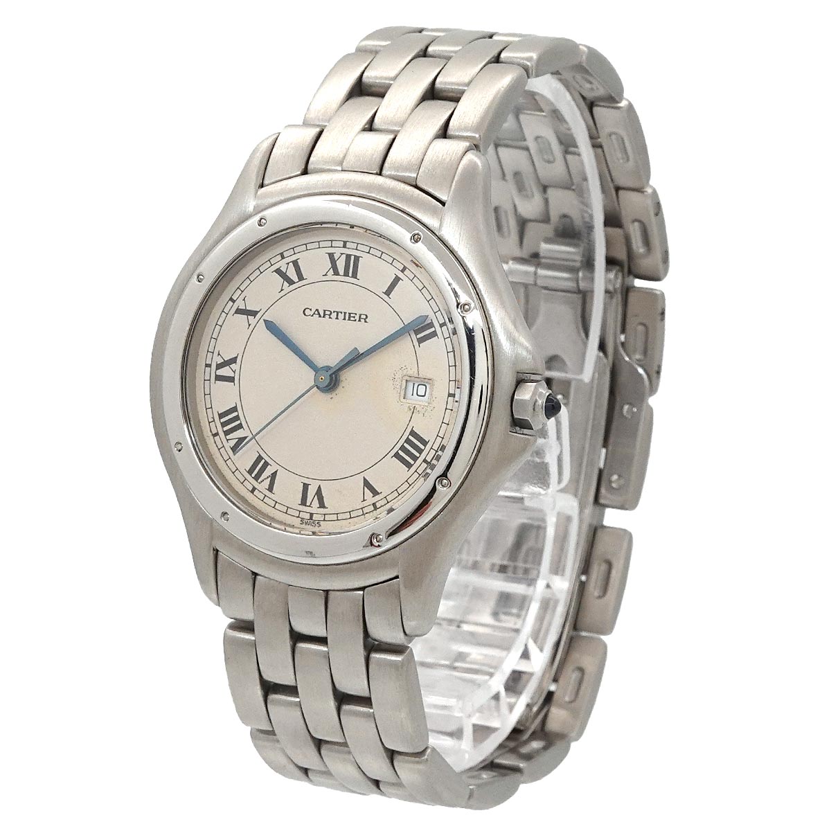 Panthere Cougar LM Quartz Cream Dial Boys Wrist Watch