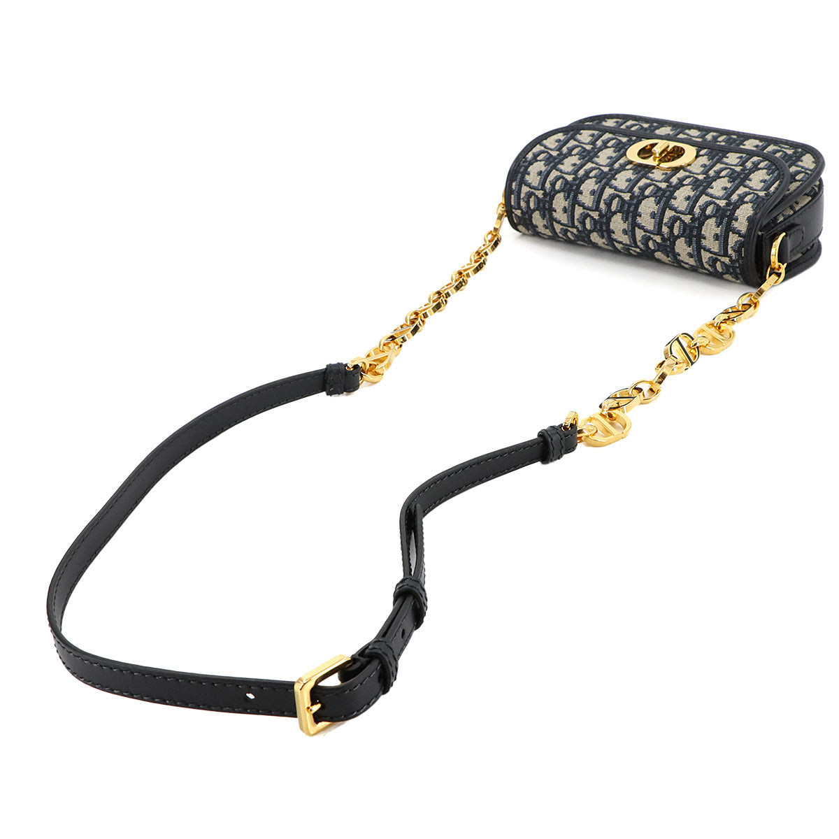 Oblique 30 Montaigne Avenue Small Shoulder Bag Canvas