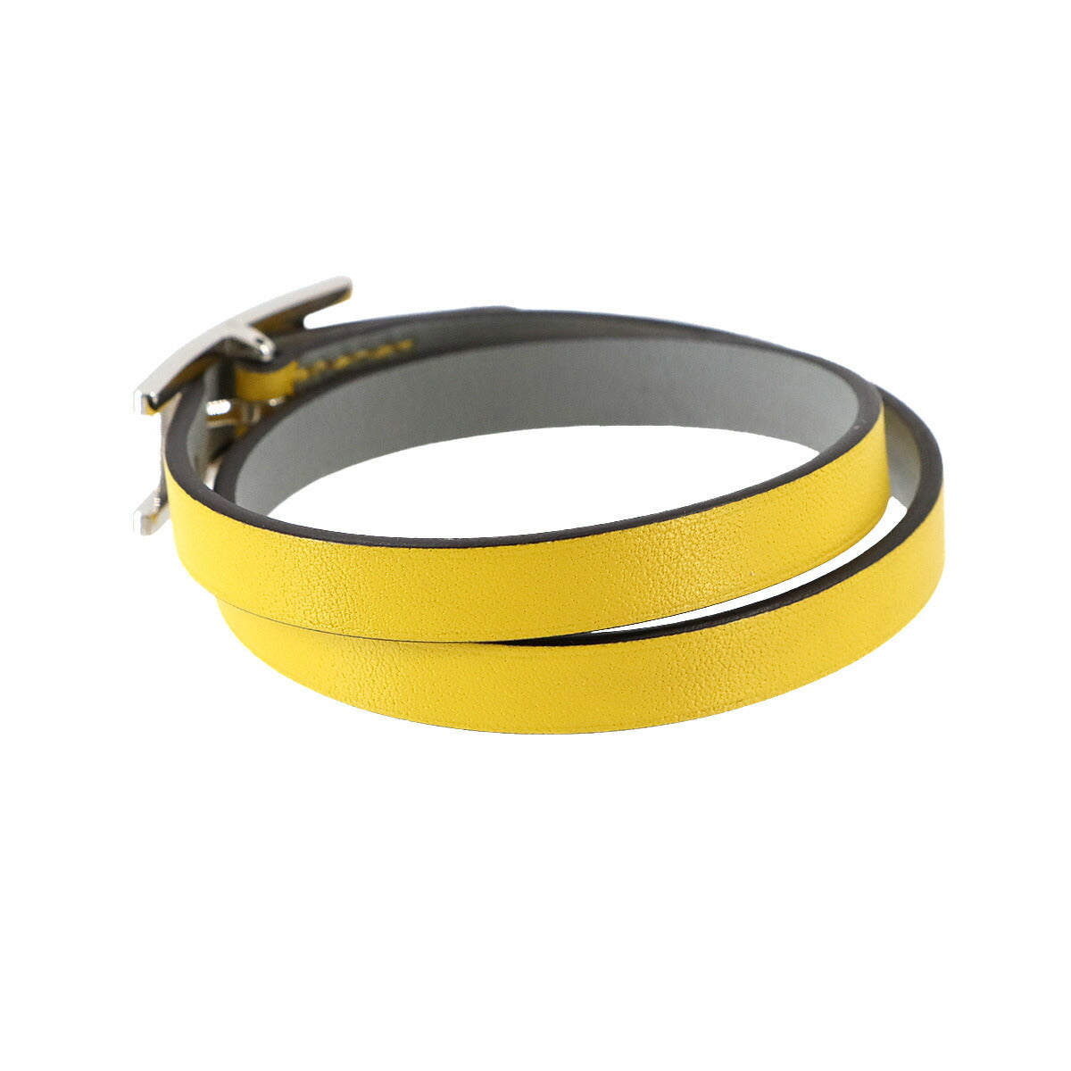 Behapi Double Tour Reversible Bracelet Swift Jaune de Naples