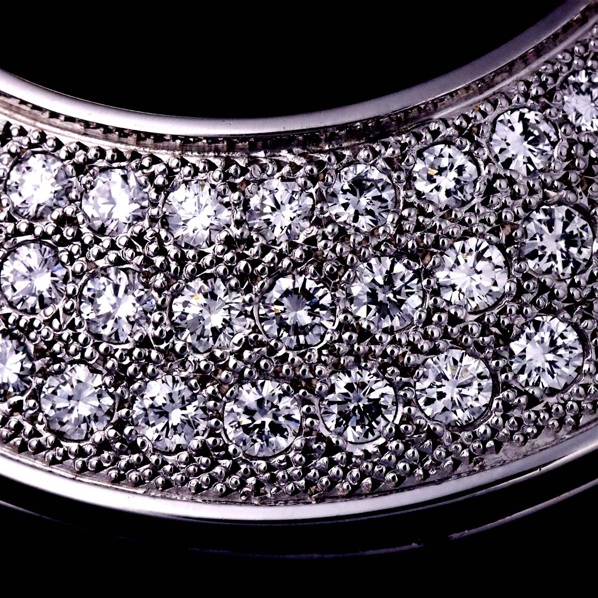 Akoya Pearl 9.1mm Diamond 1.31ct Brooch 14K White Gold 585