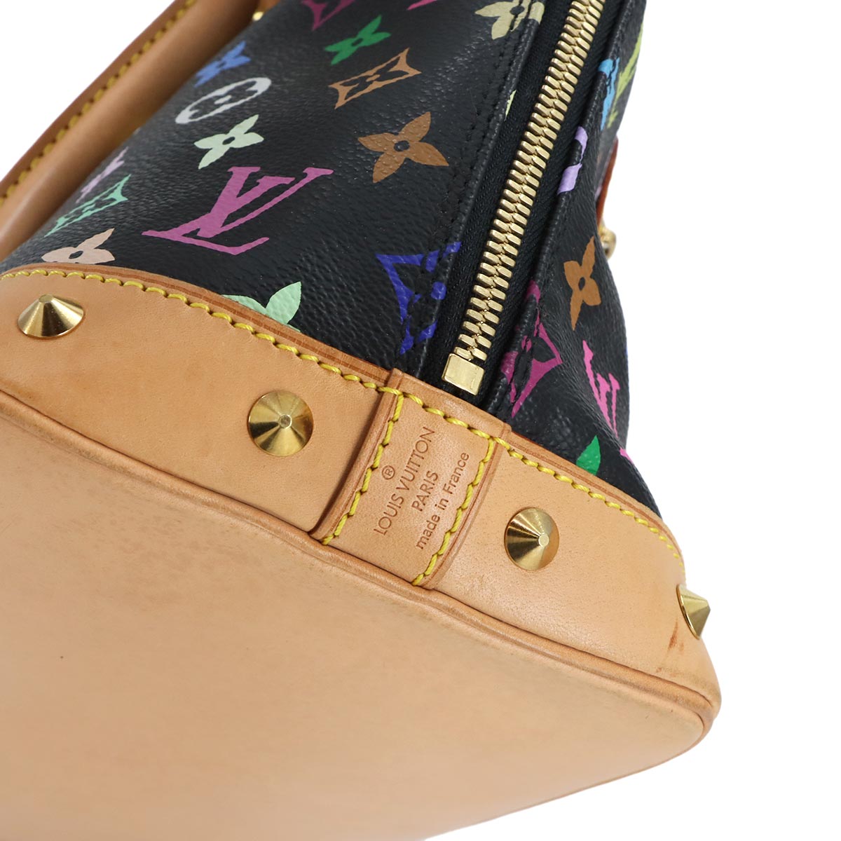 Monogram Multi color Alma Hand Bag Noir M92646 Black