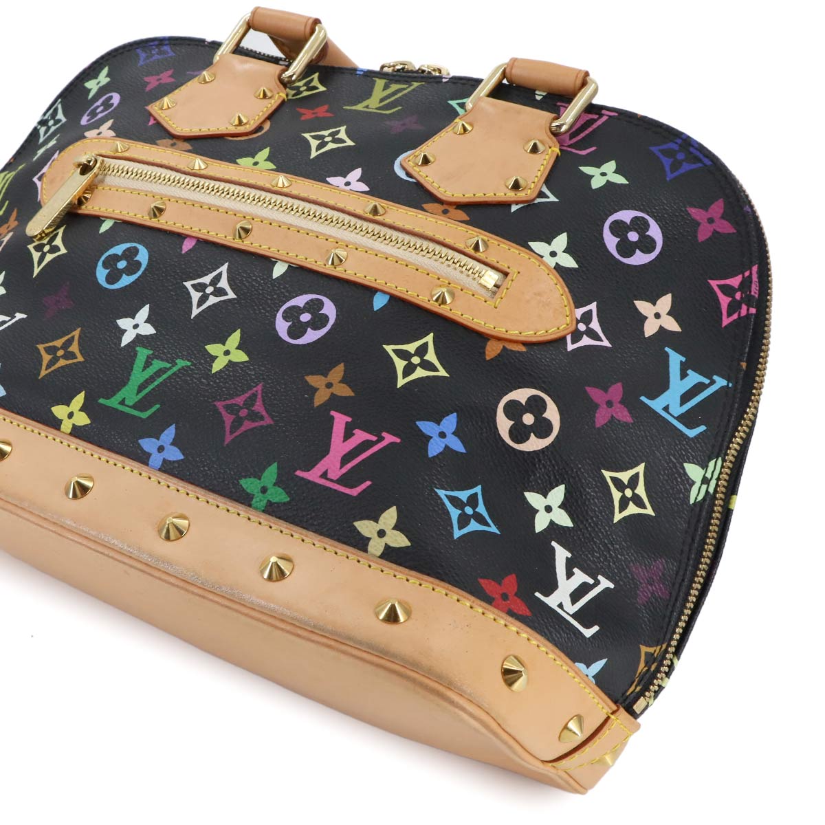 Monogram Multi color Alma Hand Bag Noir M92646 Black