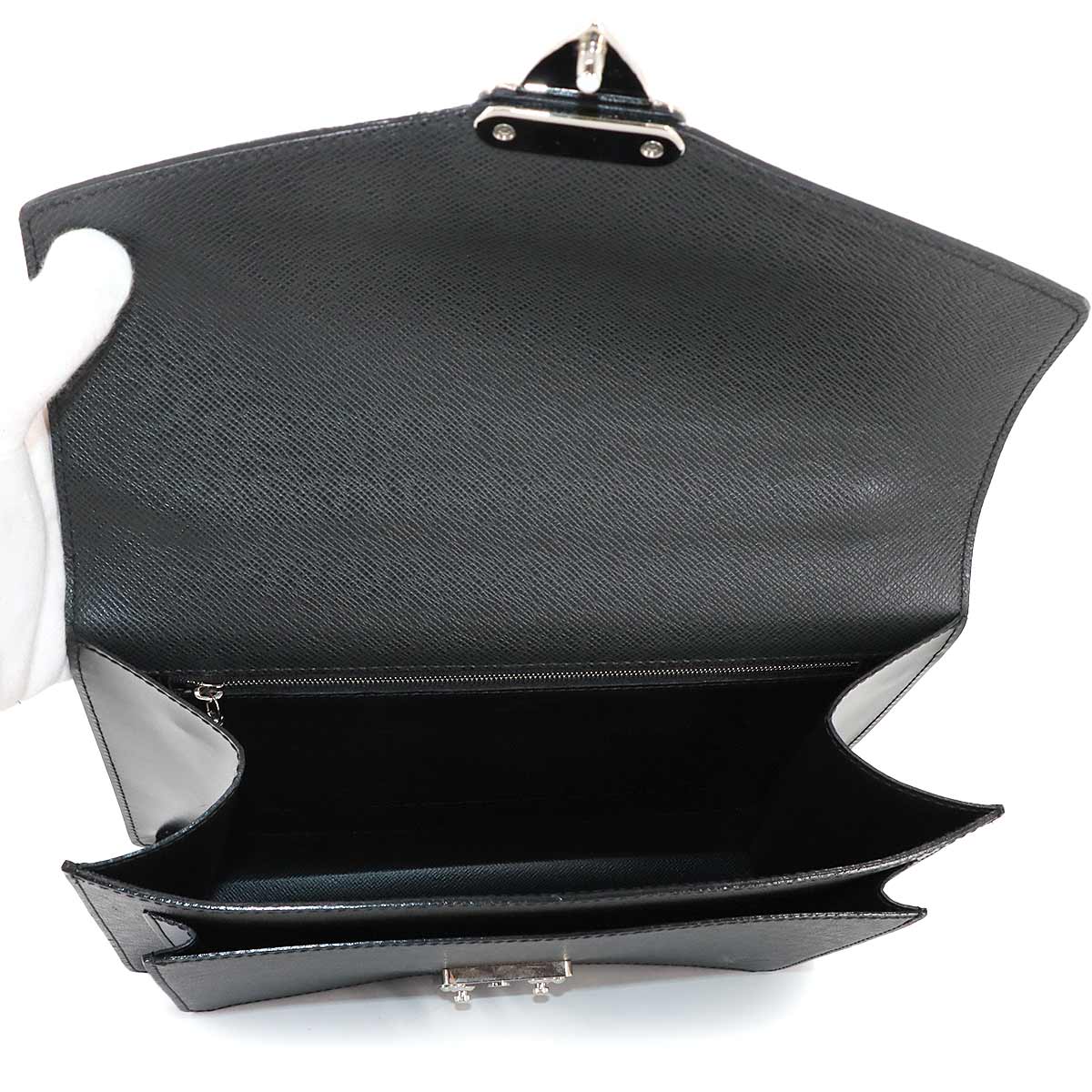 Taiga Monceau 28 Hand Shoulder Bag Leather Ardoise M32002 90286637