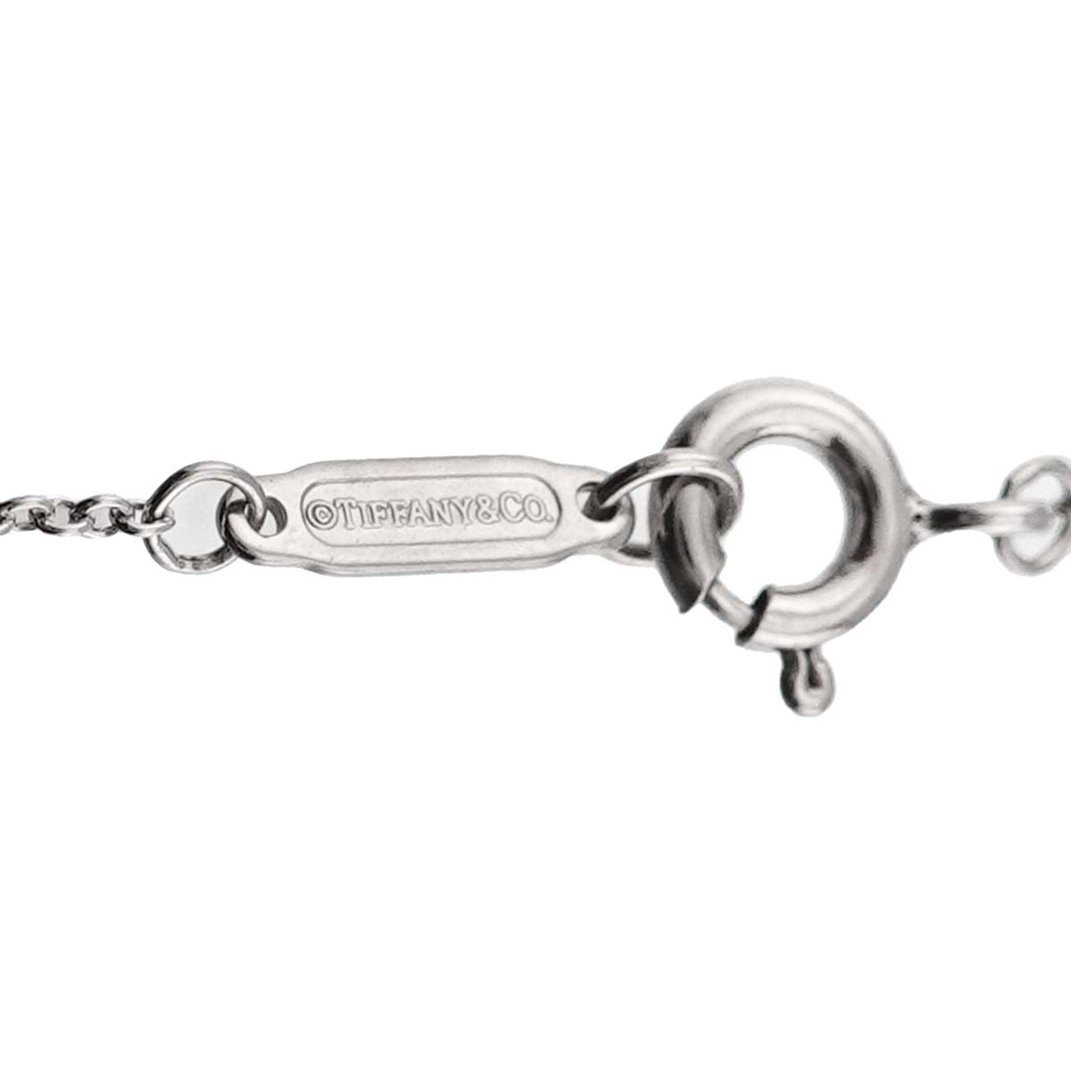 TIFFANY Co. Twist Heart Necklace SV Silver 925 14K YG 585