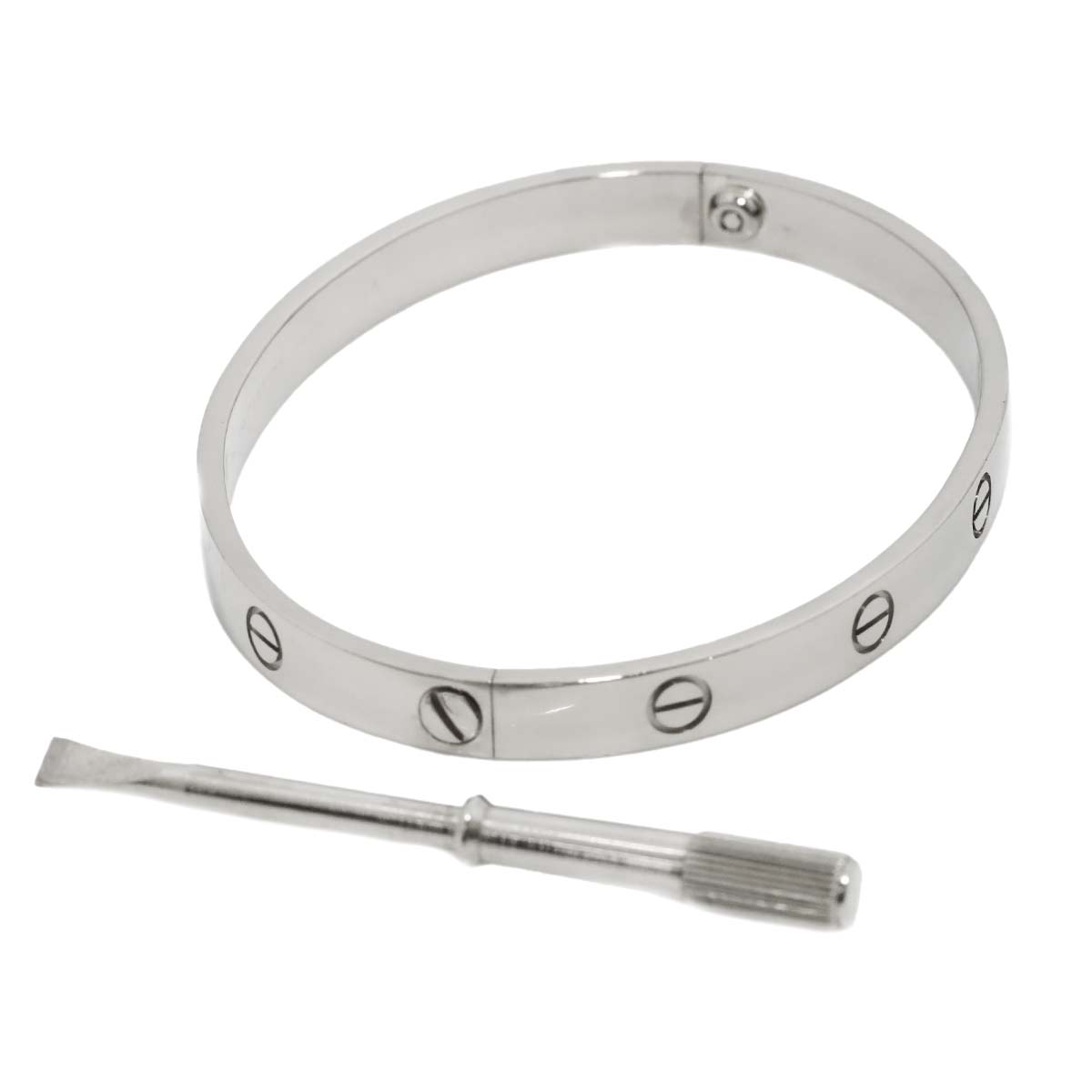Love Bracelet Bangle 18K WG 750 Size19