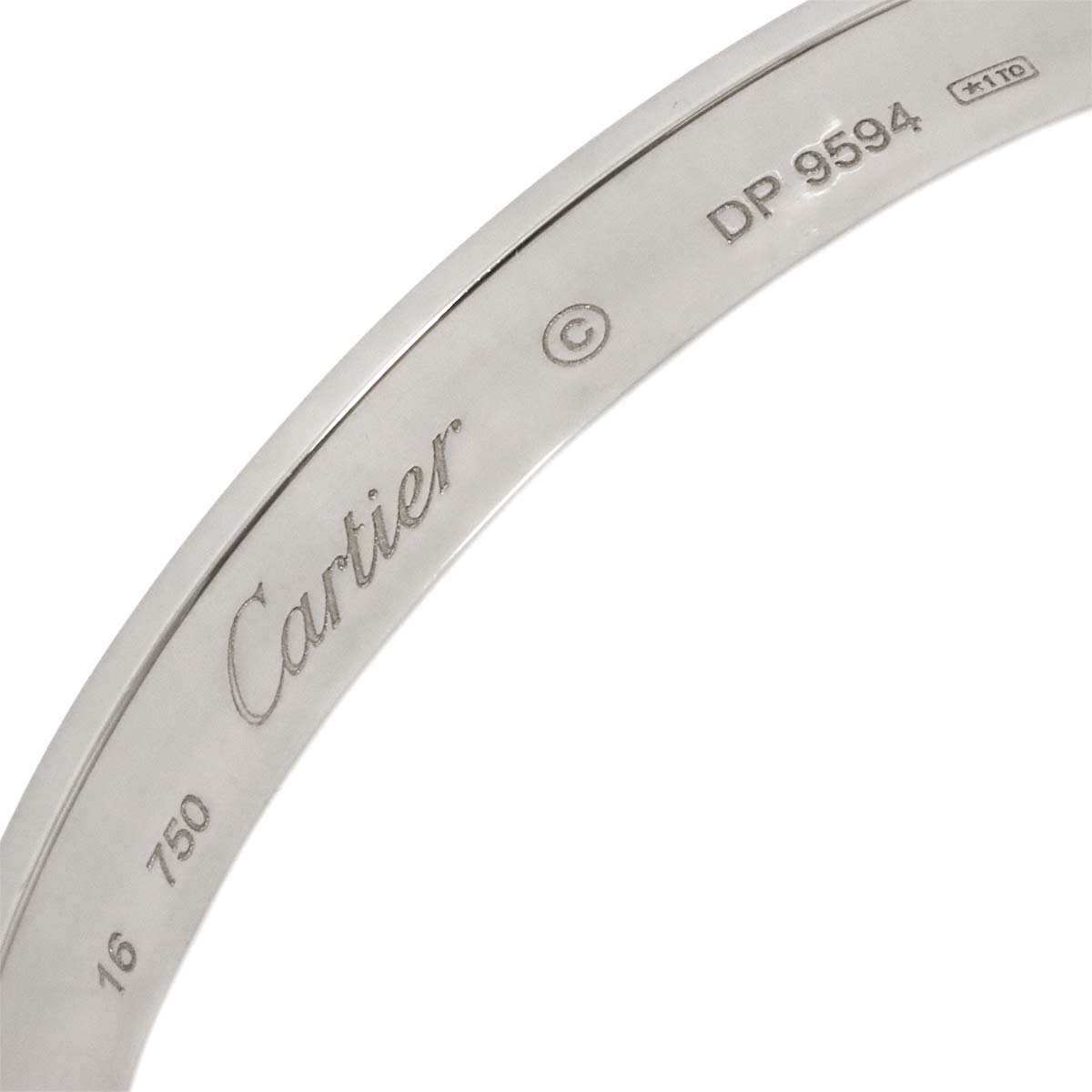 Love Bracelet 18K White Gold 750 Size16