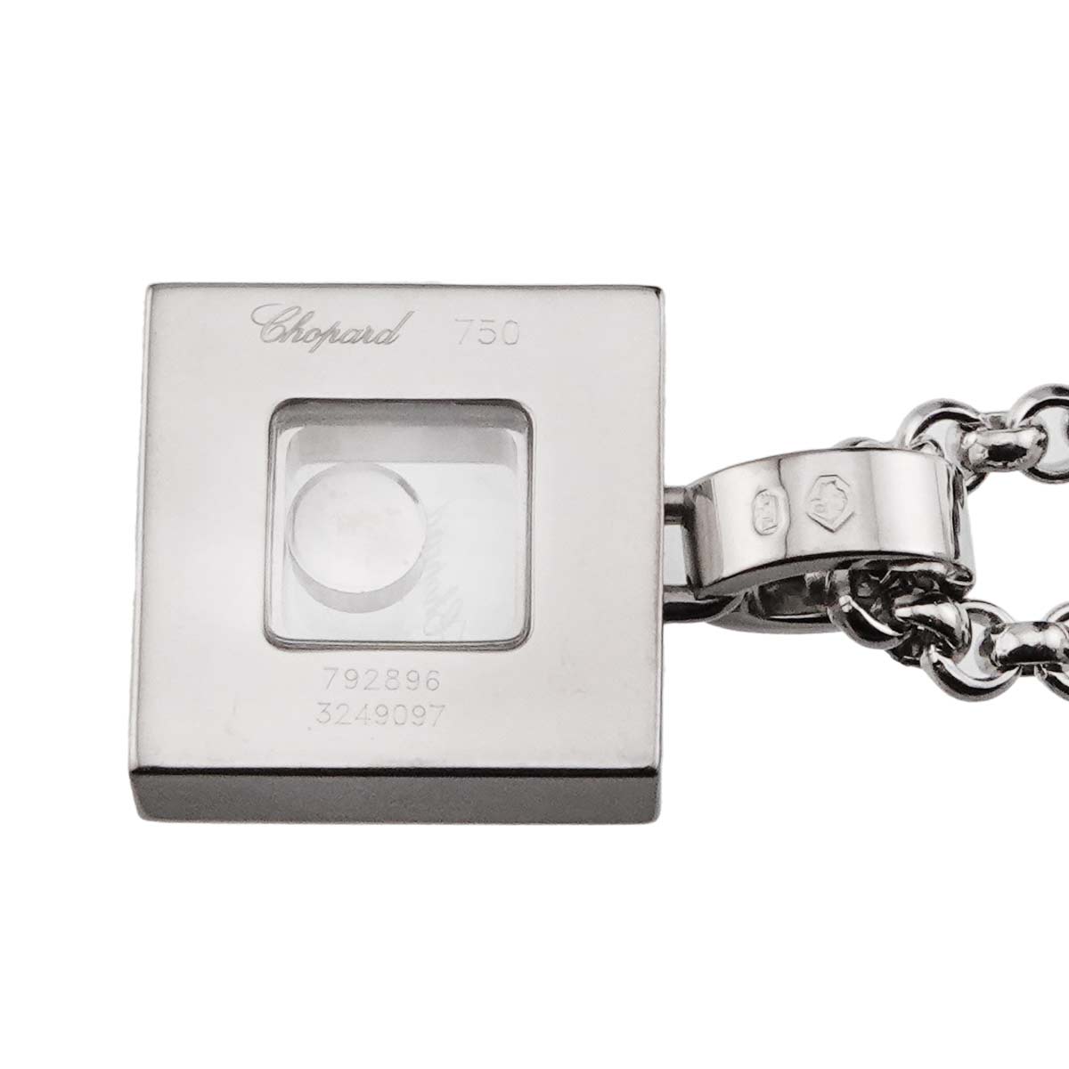 Happy Diamond Necklace 18K White Gold 750