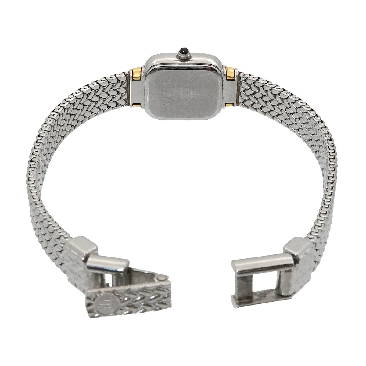 CREDOR 1E70 5130 10P Diamond K18YG Quartz Silver Dial Ladies